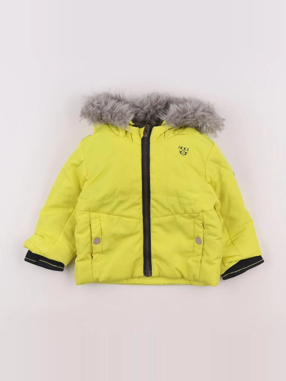 IKKS - doudoune jaune - 12 mois