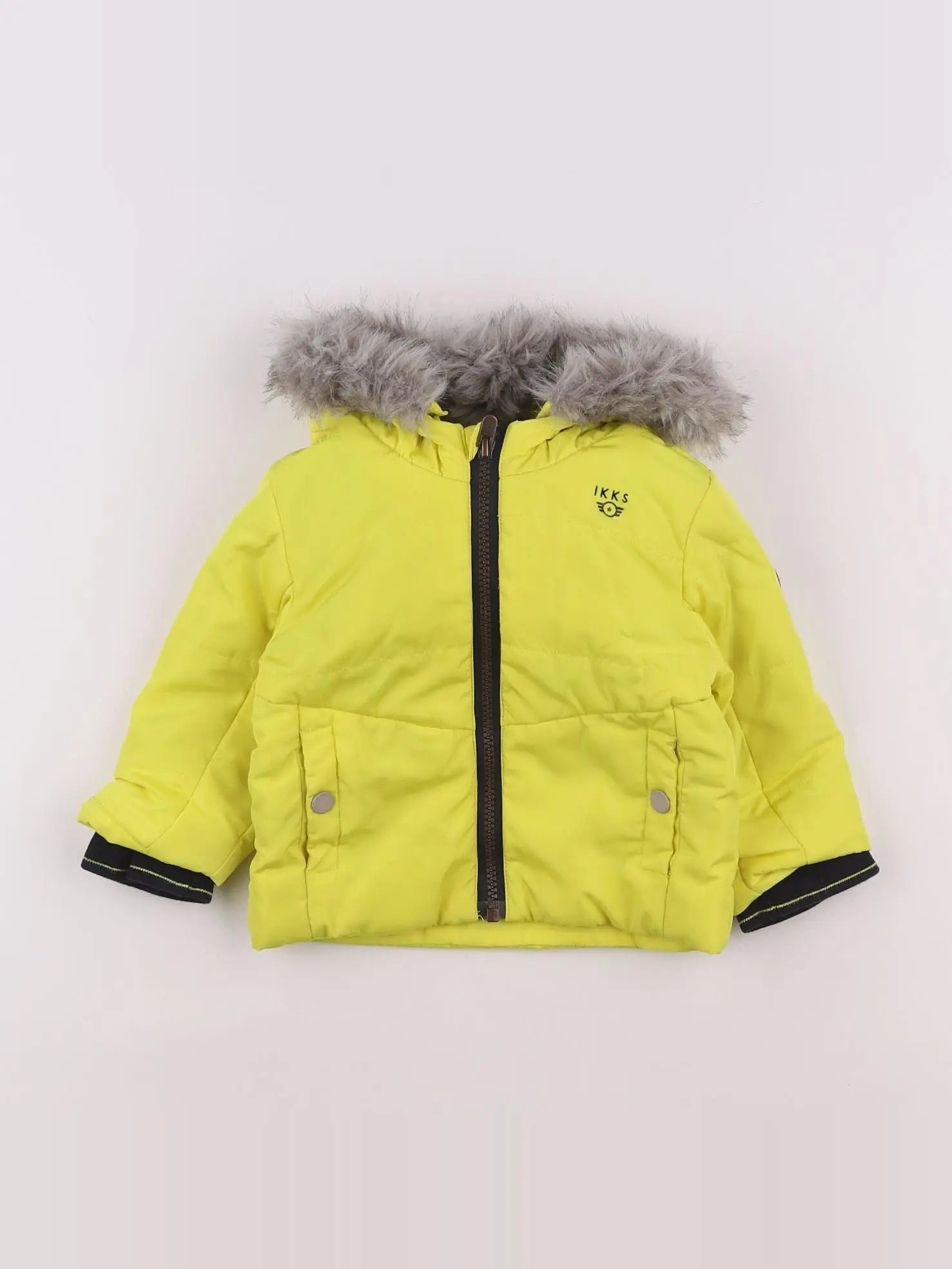 IKKS - doudoune jaune - 12 mois