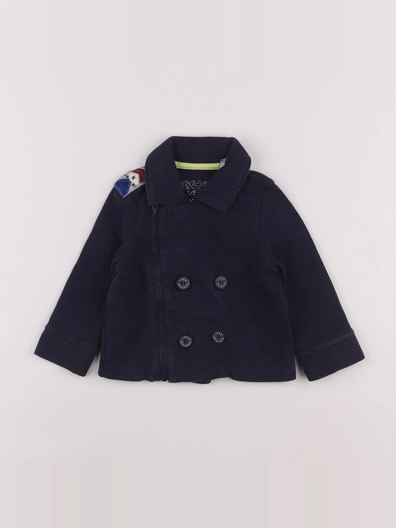 IKKS - veste bleu - 12 mois