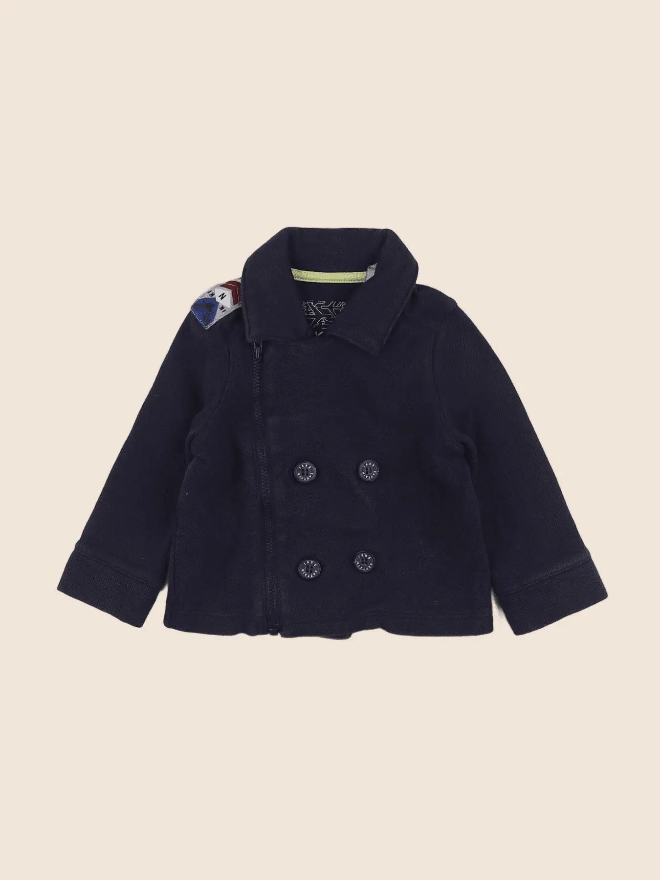 IKKS - veste bleu - 12 mois