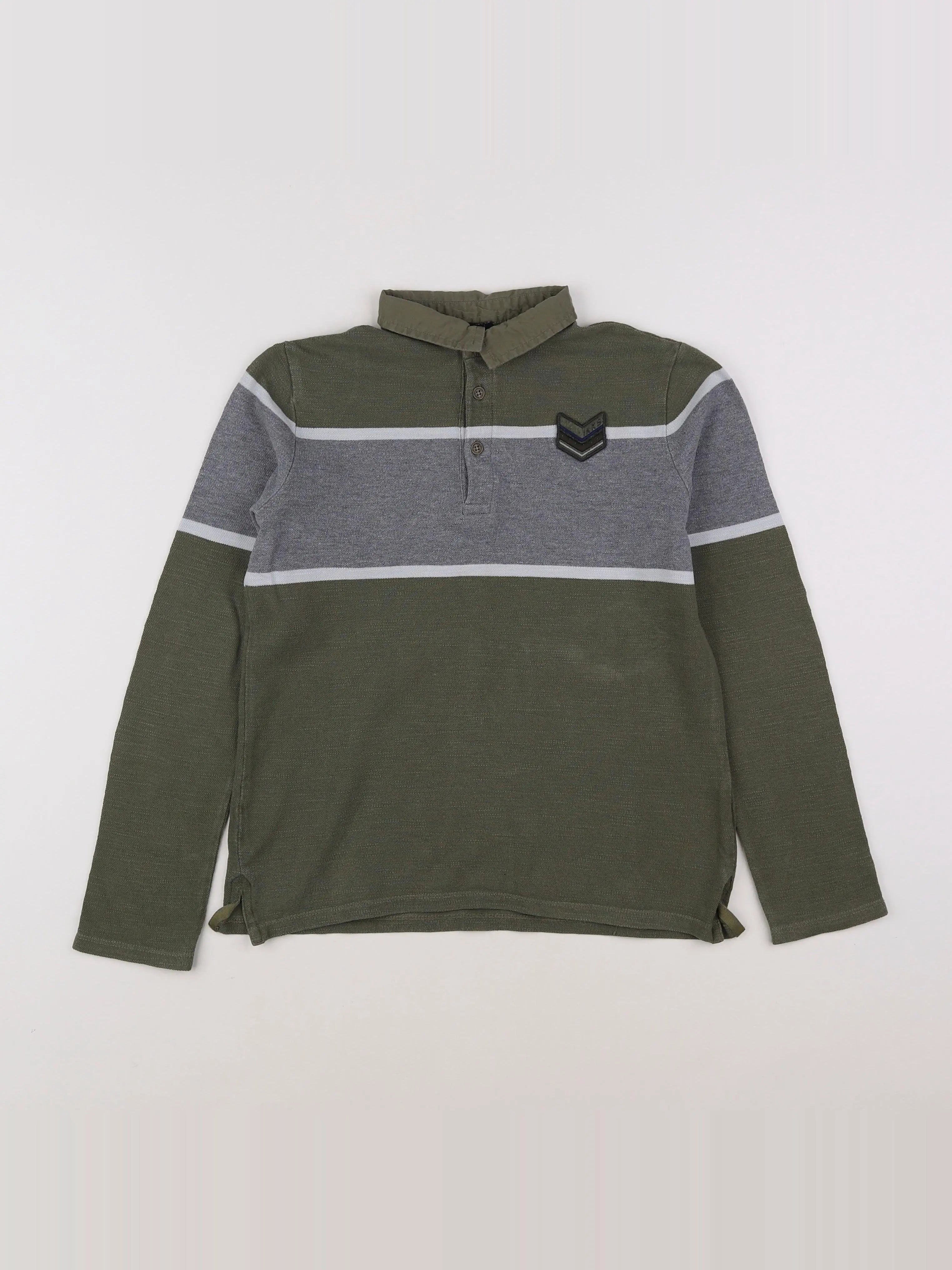 IKKS - polo vert - 10 ans