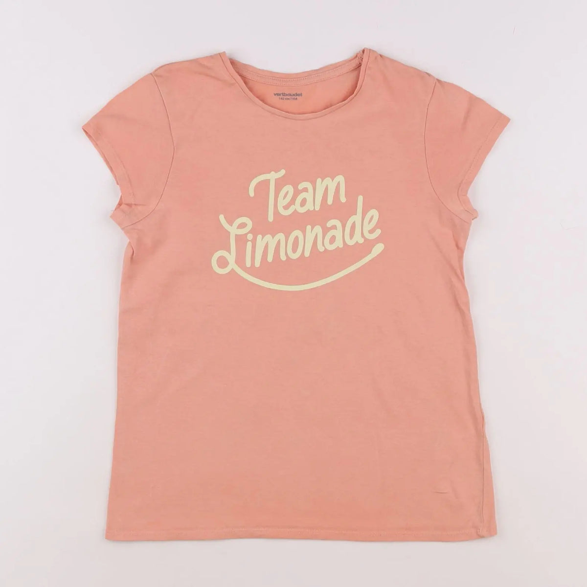 Vertbaudet - tee-shirt rose - 10 ans