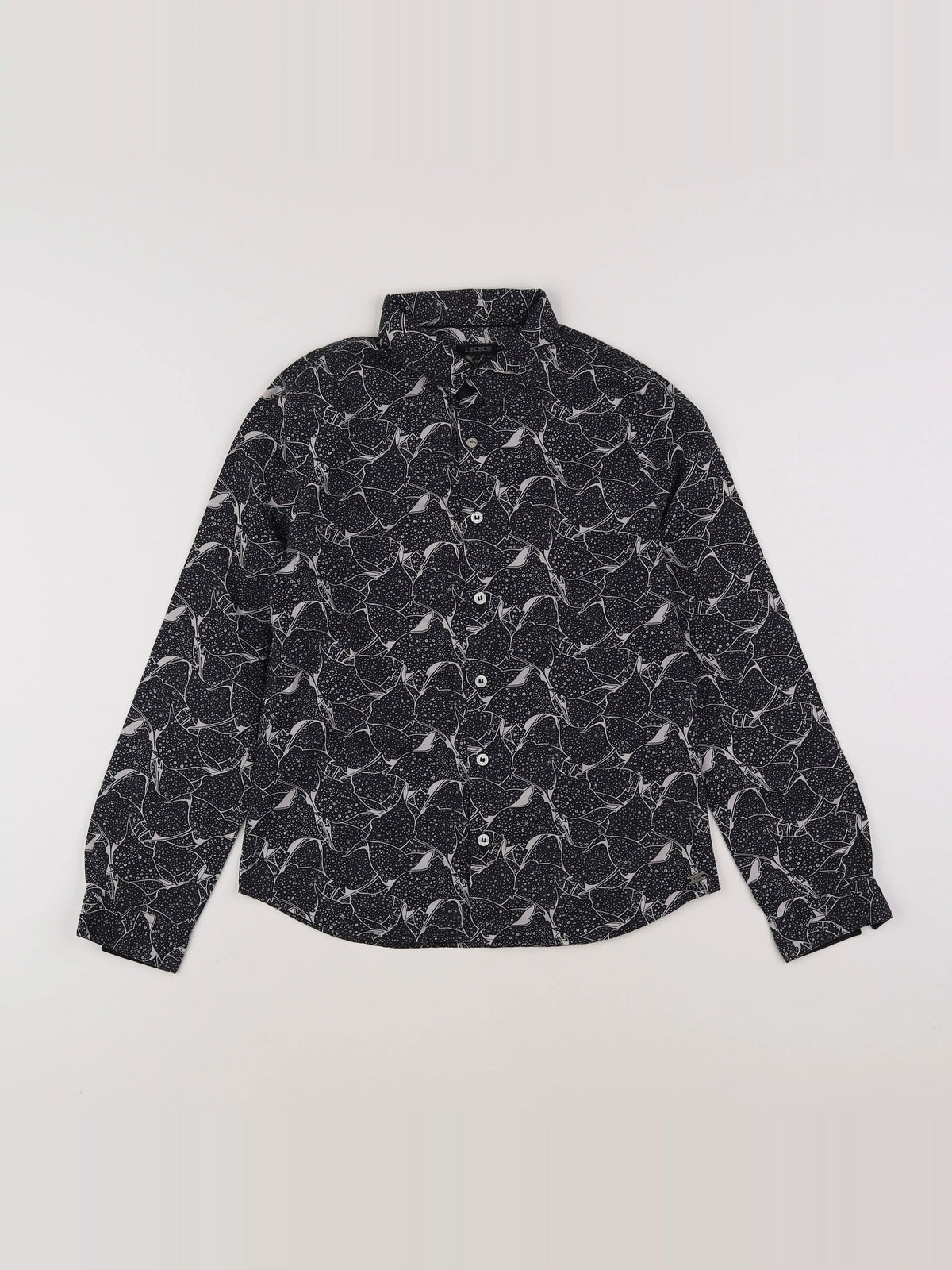 IKKS - chemise noir - 8 ans