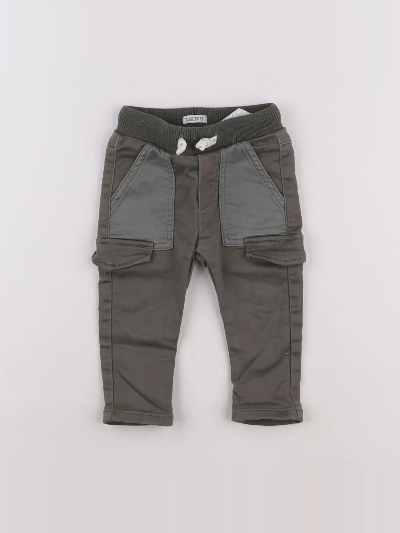 IKKS - pantalon vert - 12 mois