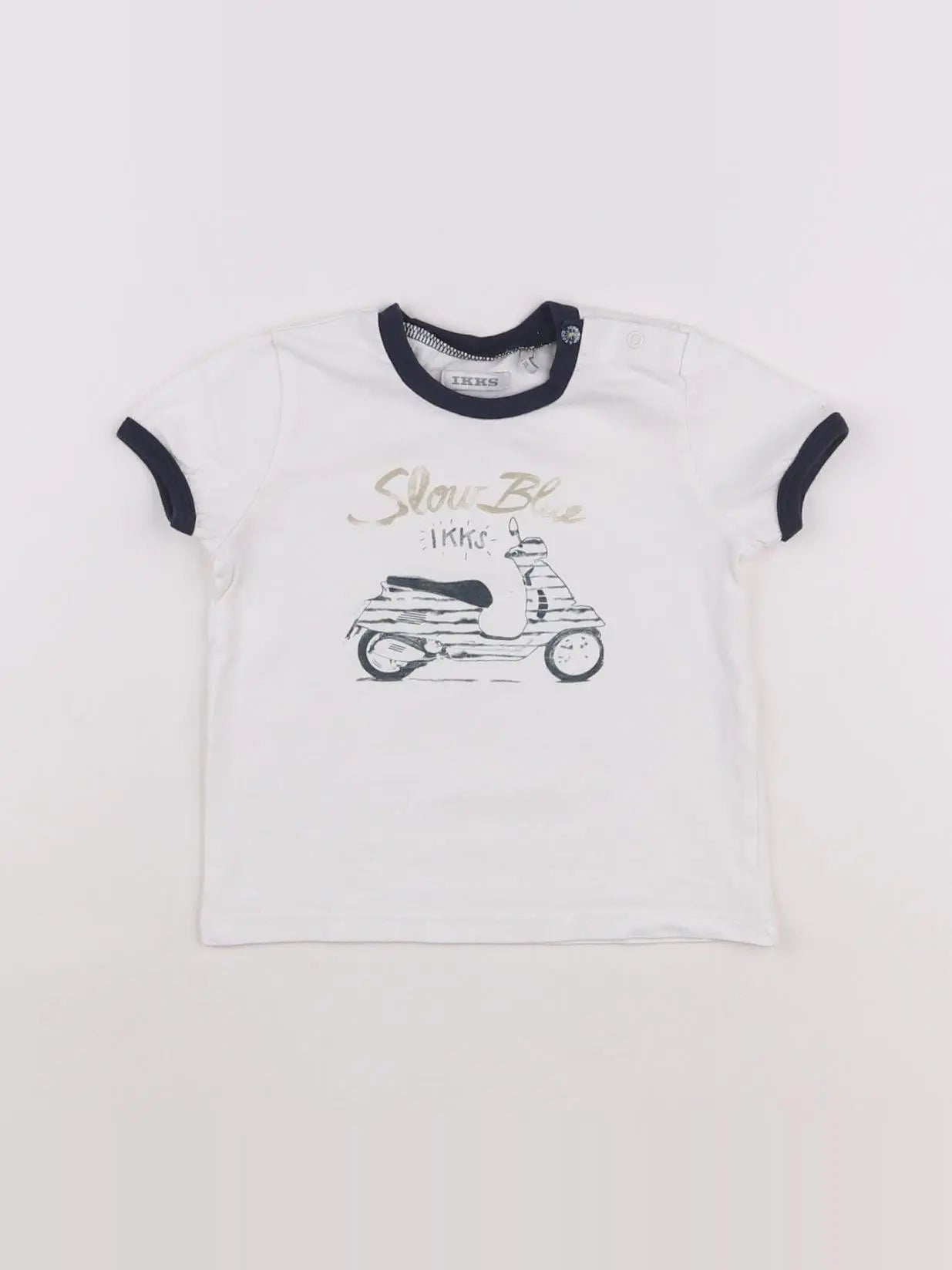 IKKS - tee-shirt blanc - 12 mois
