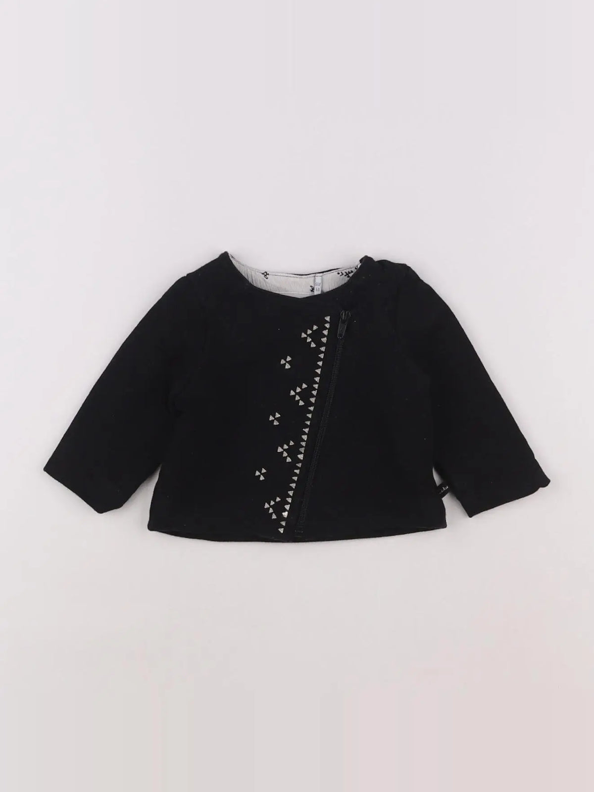 IKKS - sweat noir - 6 mois