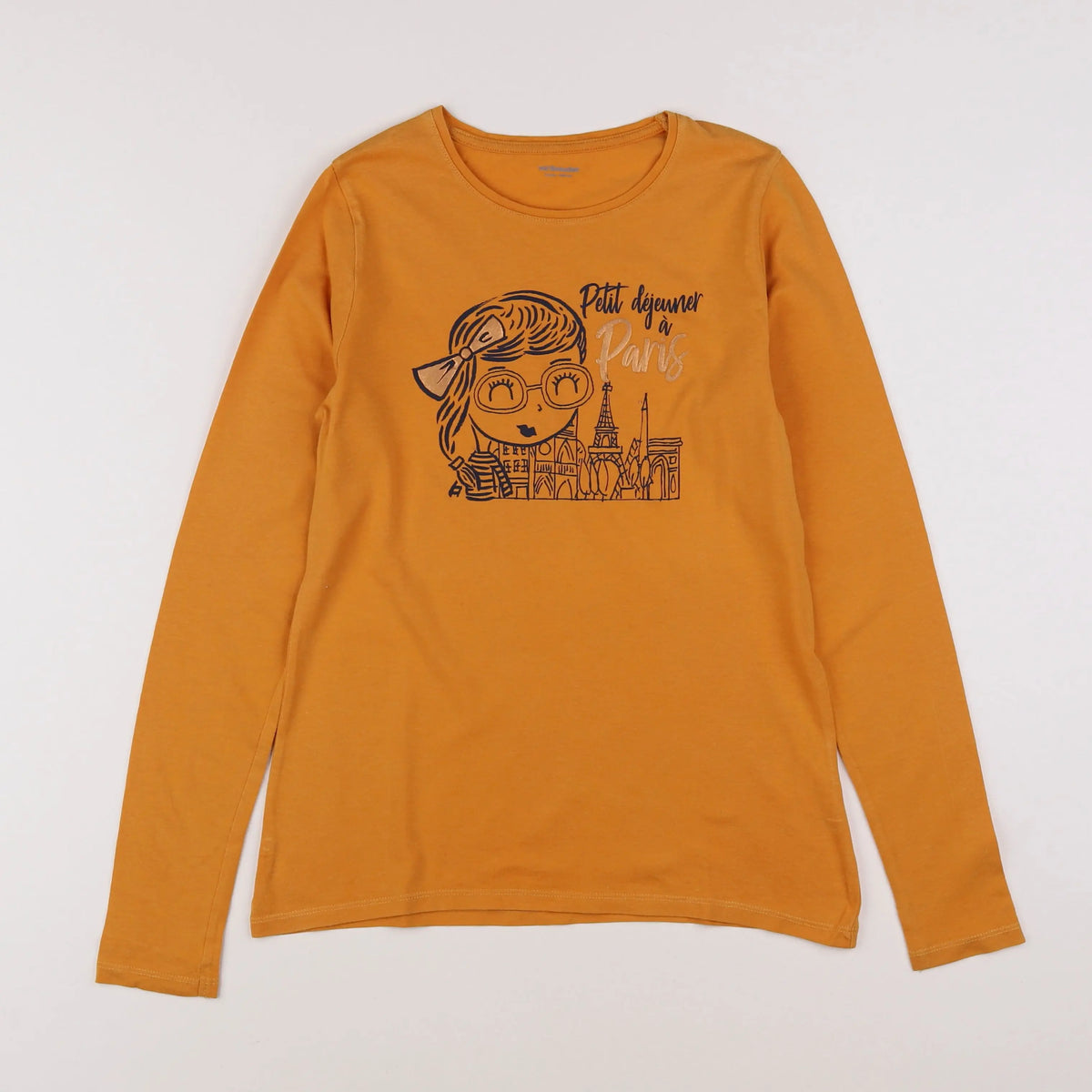 Vertbaudet - tee-shirt jaune - 12 ans