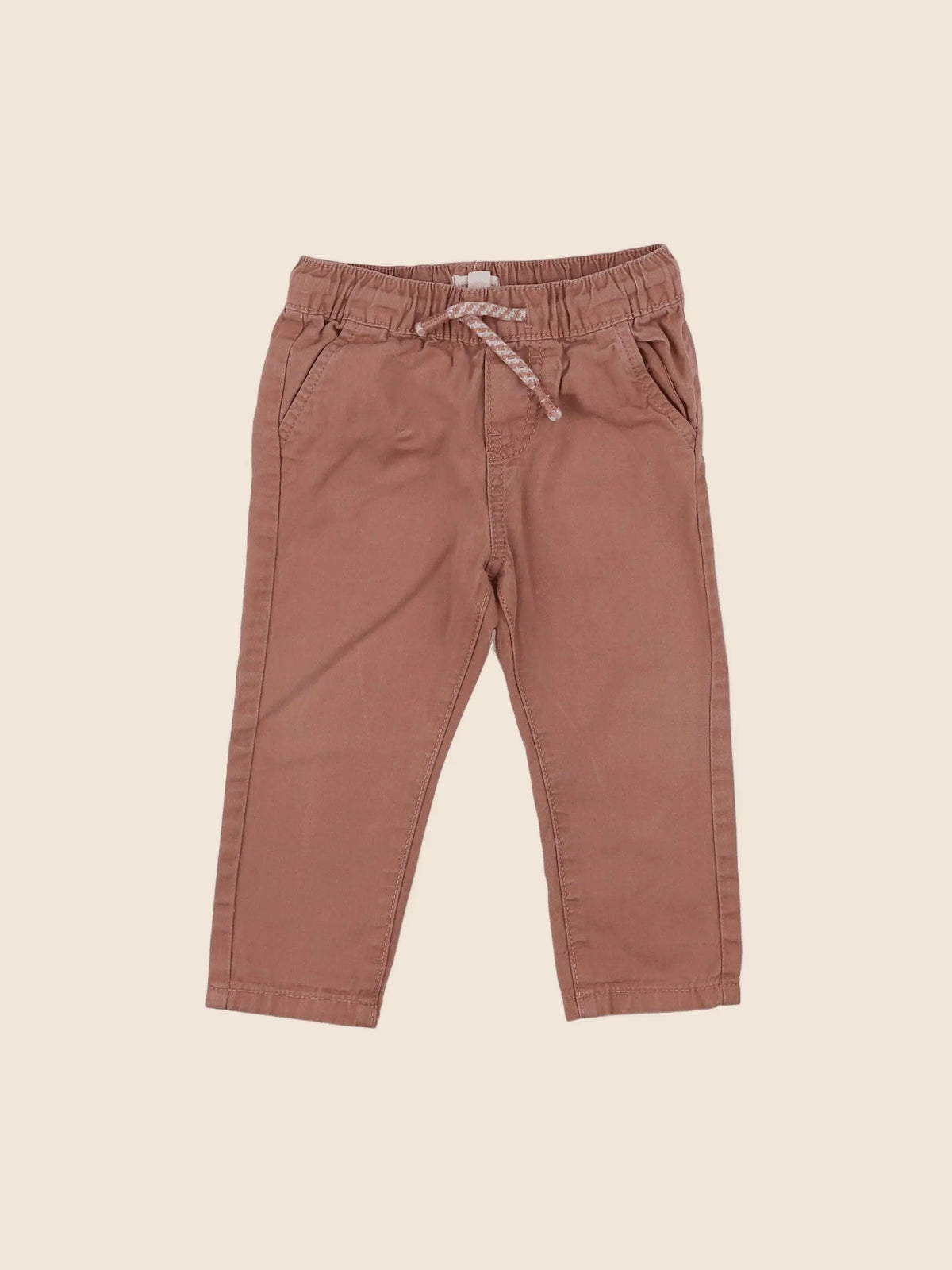 Vertbaudet - pantalon marron - 12 mois
