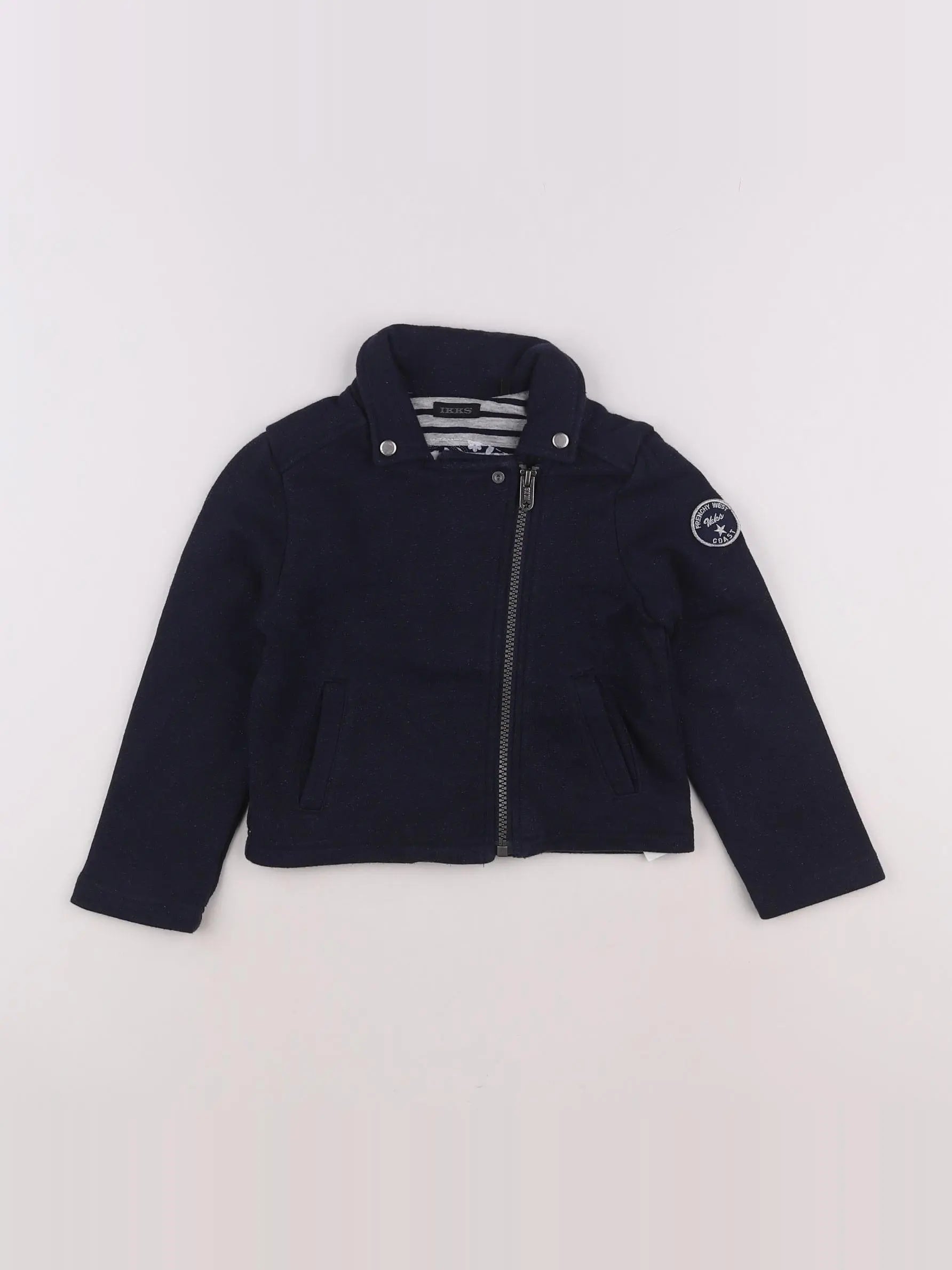 IKKS - veste bleu - 4 ans