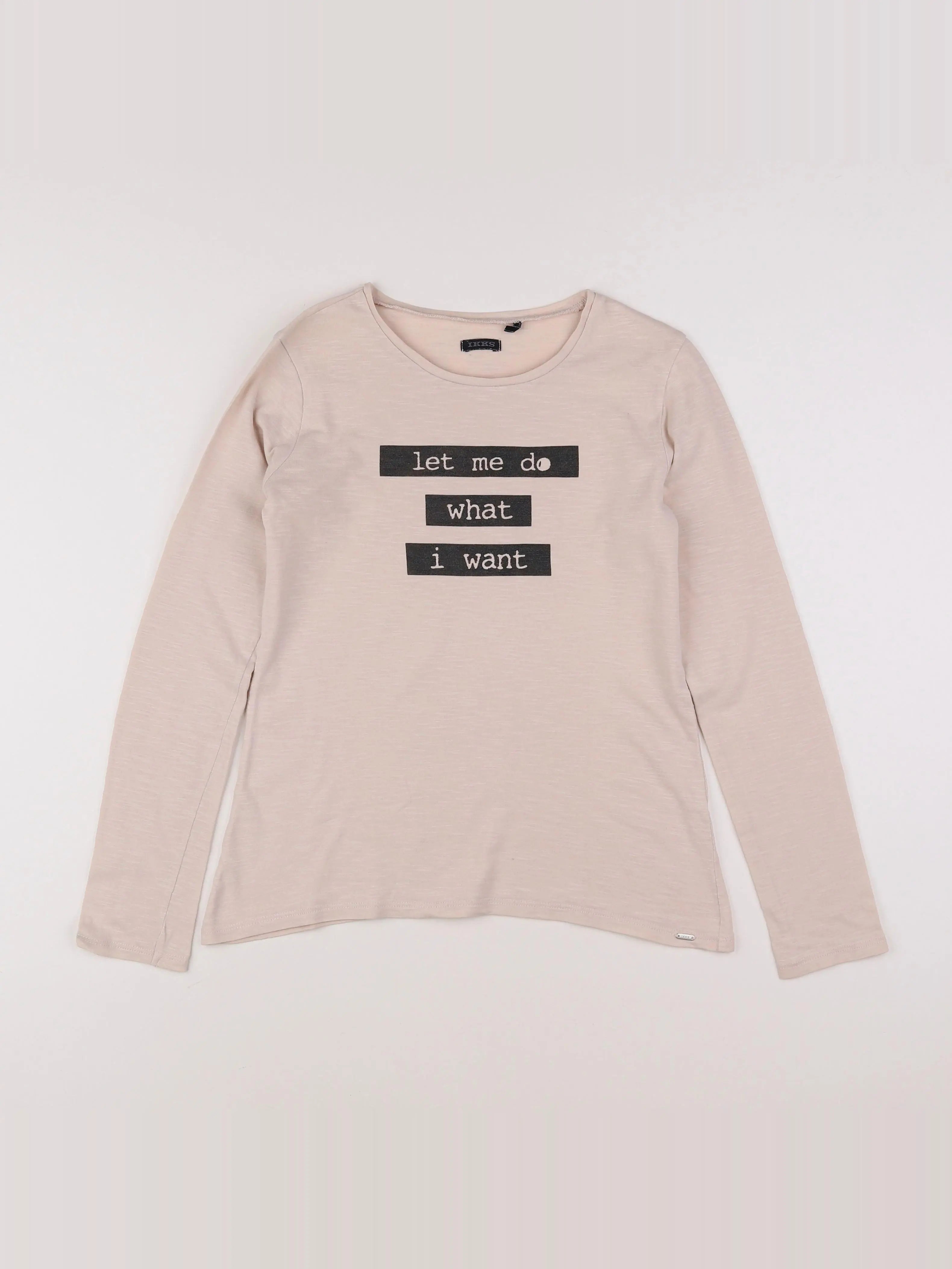 IKKS - tee-shirt rose - 12 ans