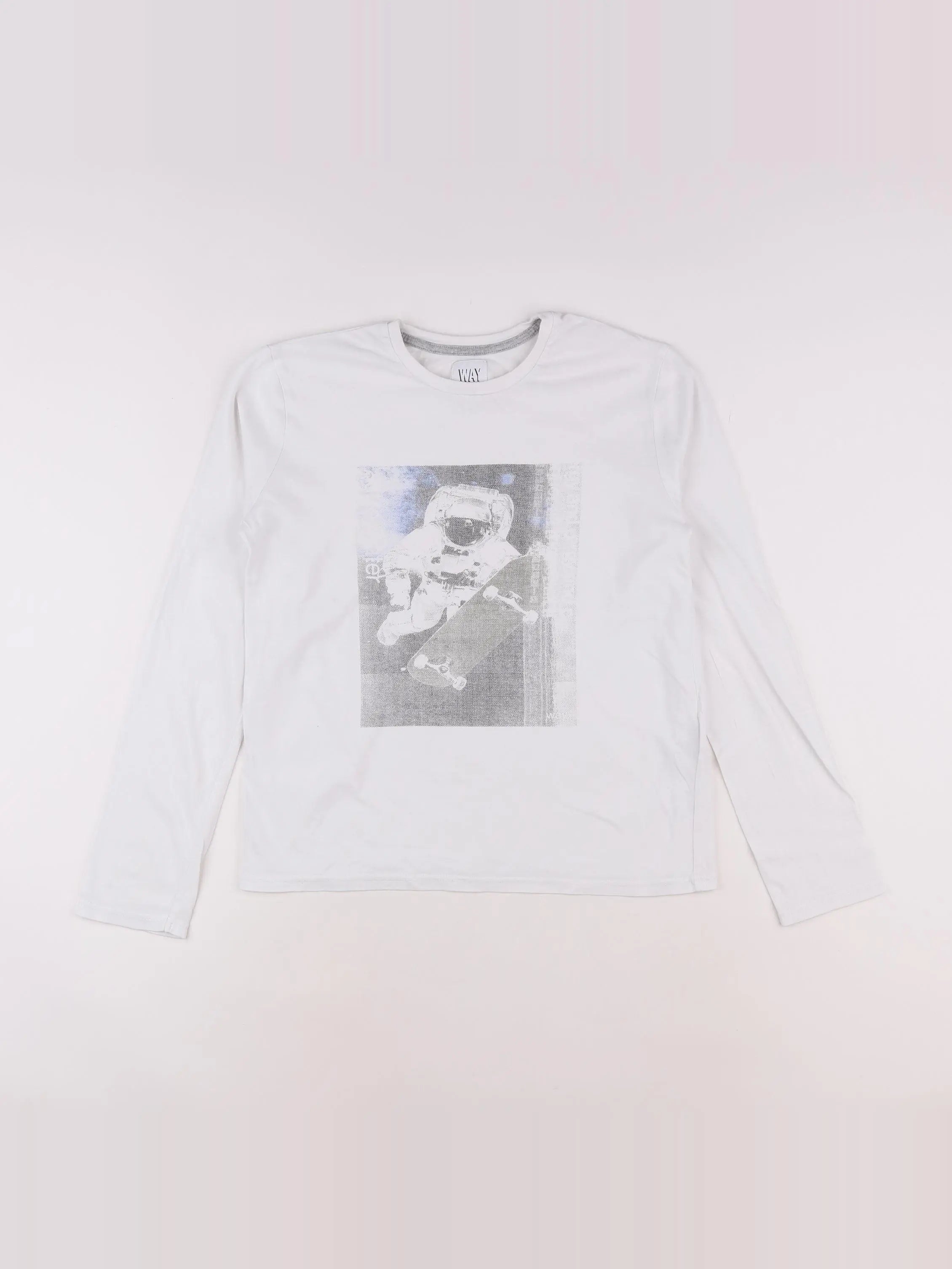 IKKS - tee-shirt blanc - 10 ans