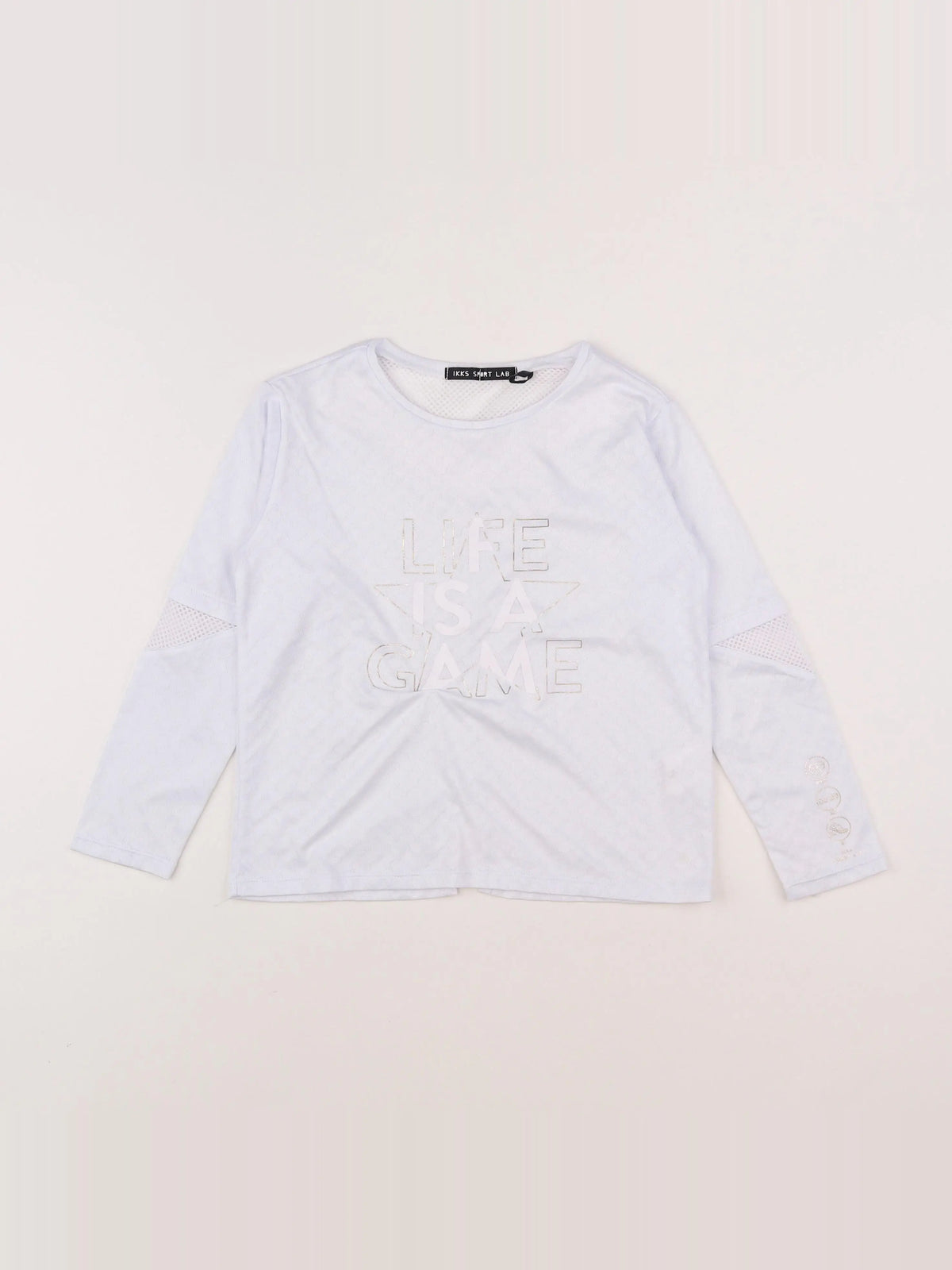 IKKS - tee-shirt blanc - 8 ans