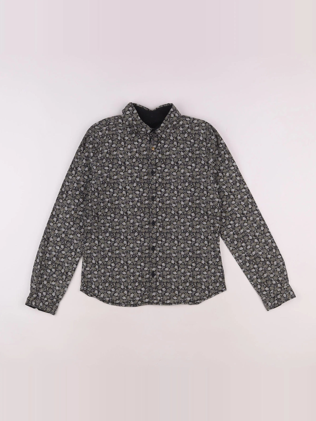 IKKS - chemise noir - 10 ans