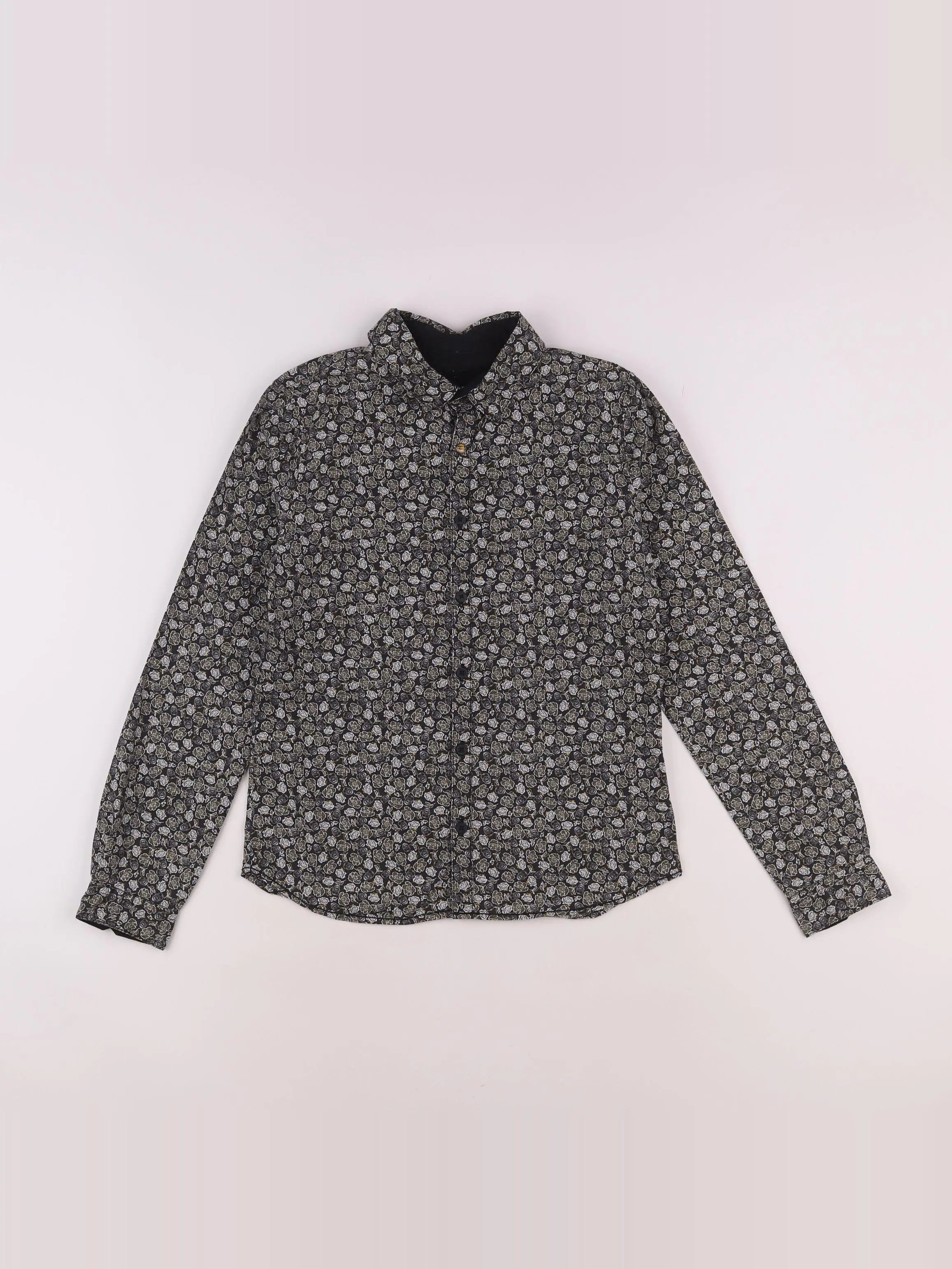 IKKS - chemise noir - 10 ans