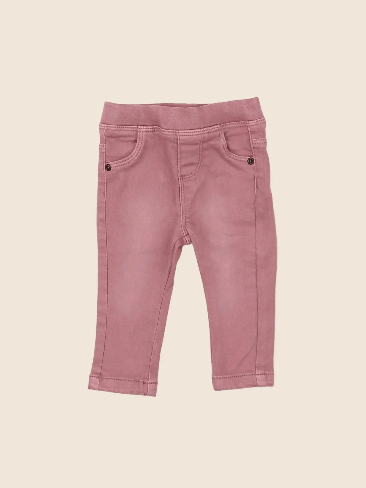 Vertbaudet - jegging rose - 6 mois