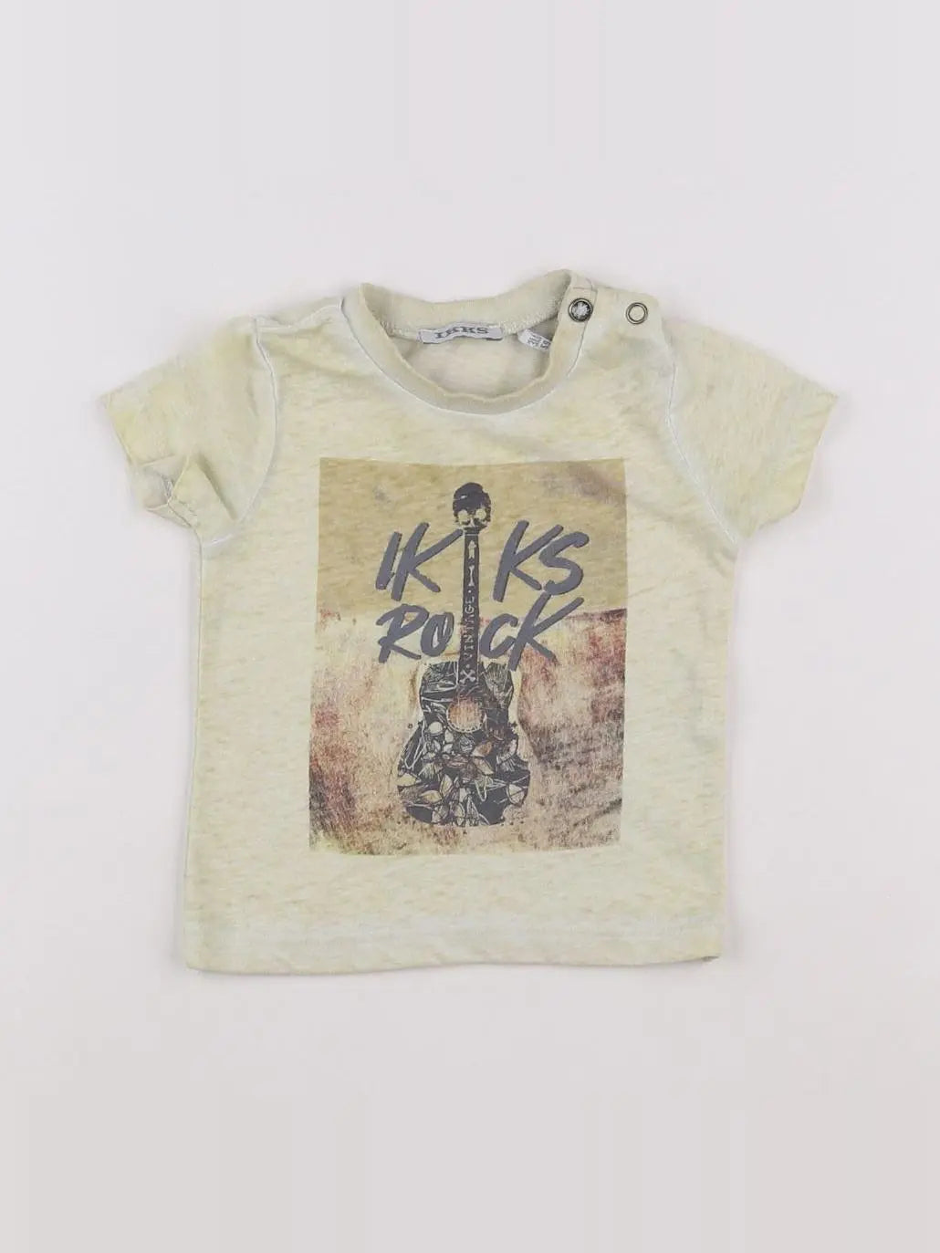 IKKS - tee-shirt jaune - 3 mois