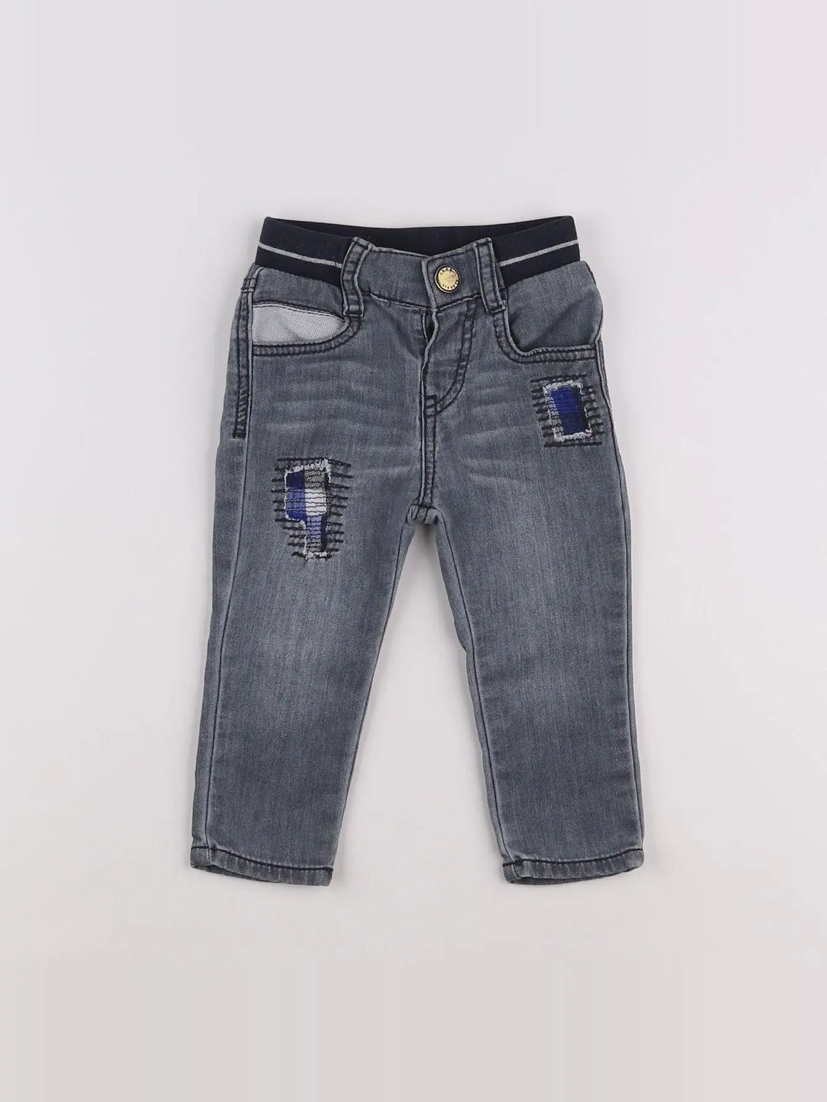 IKKS - jean gris - 12 mois
