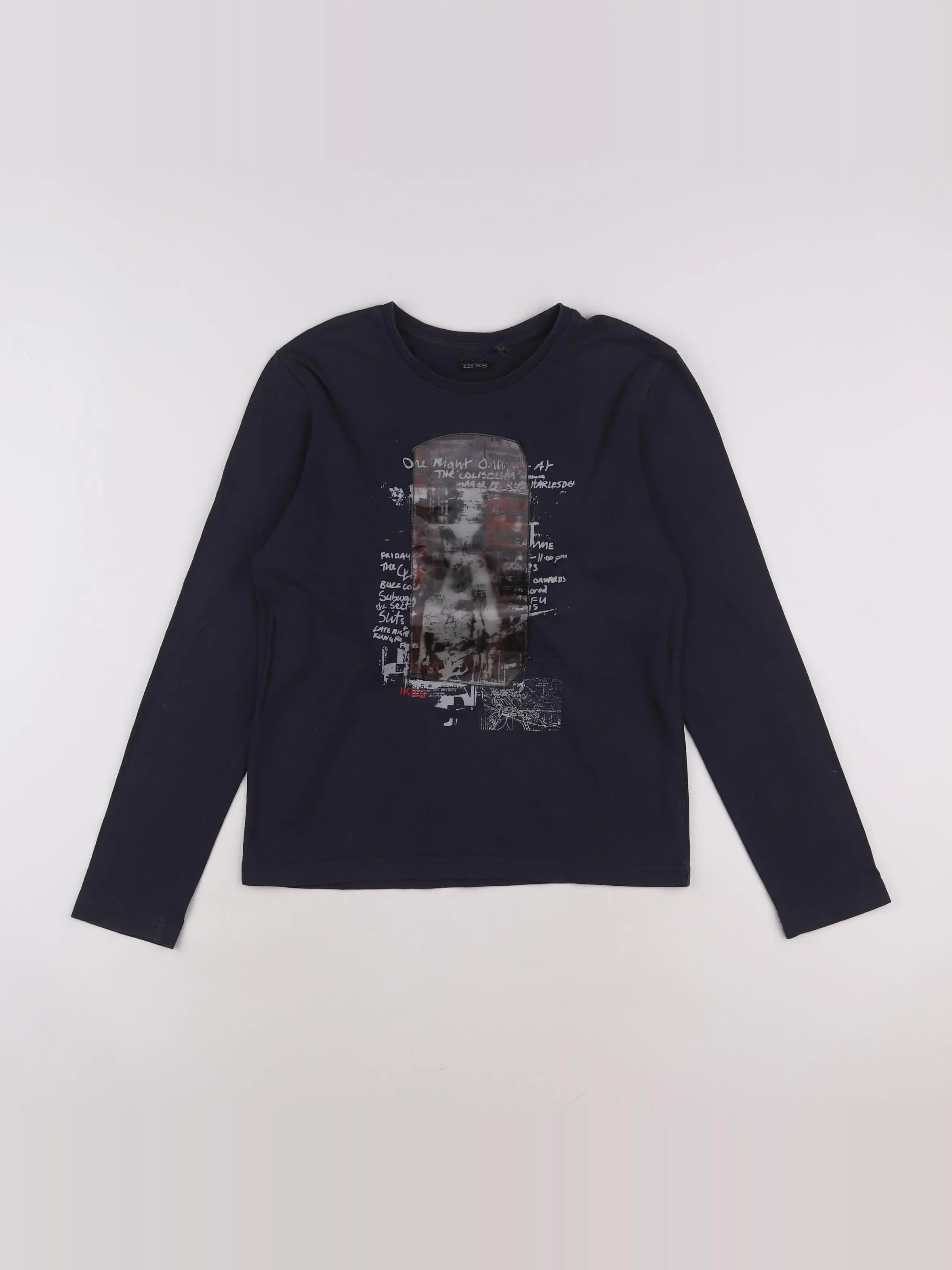 IKKS - tee-shirt bleu - 12 ans