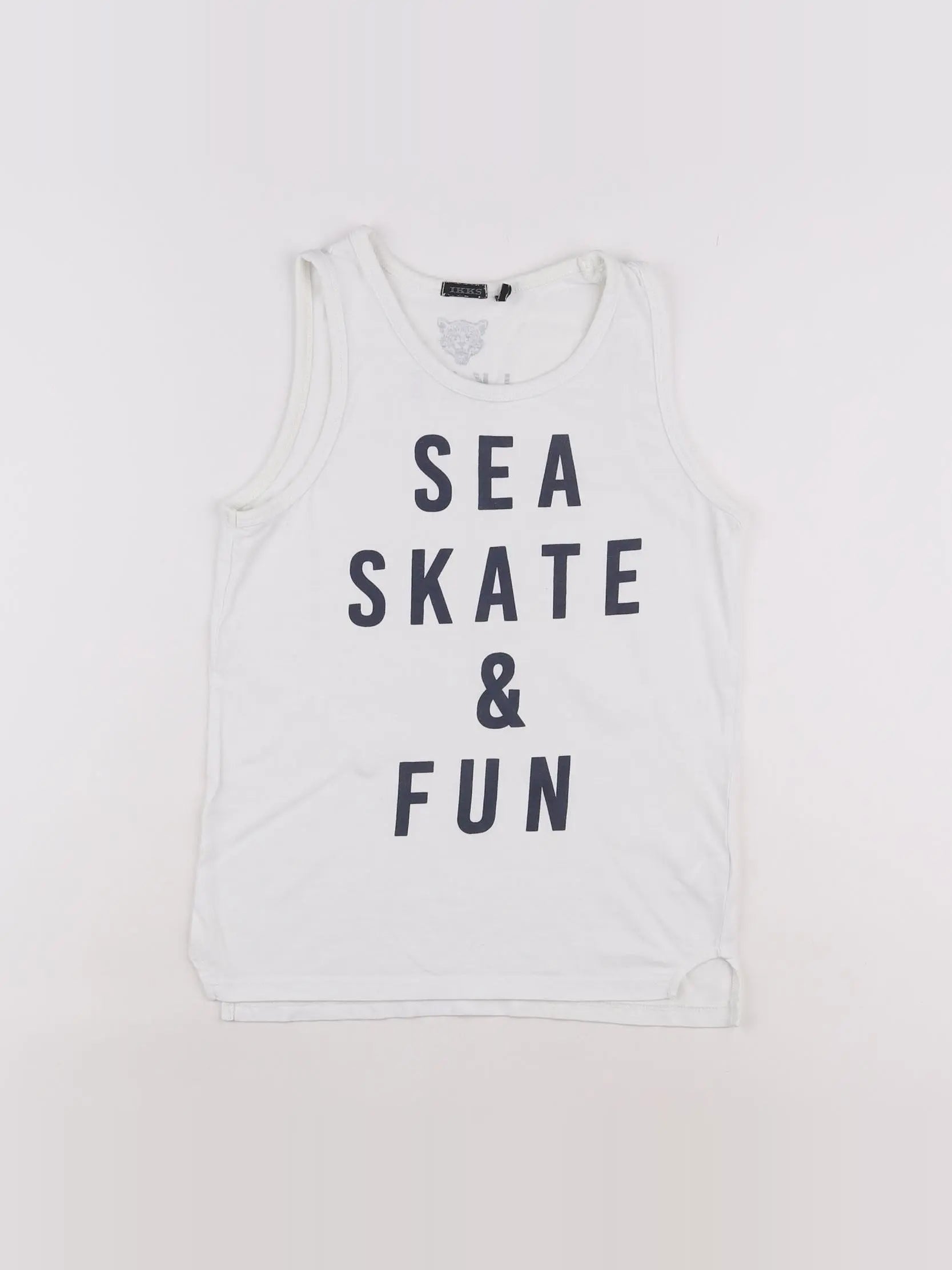 IKKS - débardeur bleu - 10 ans