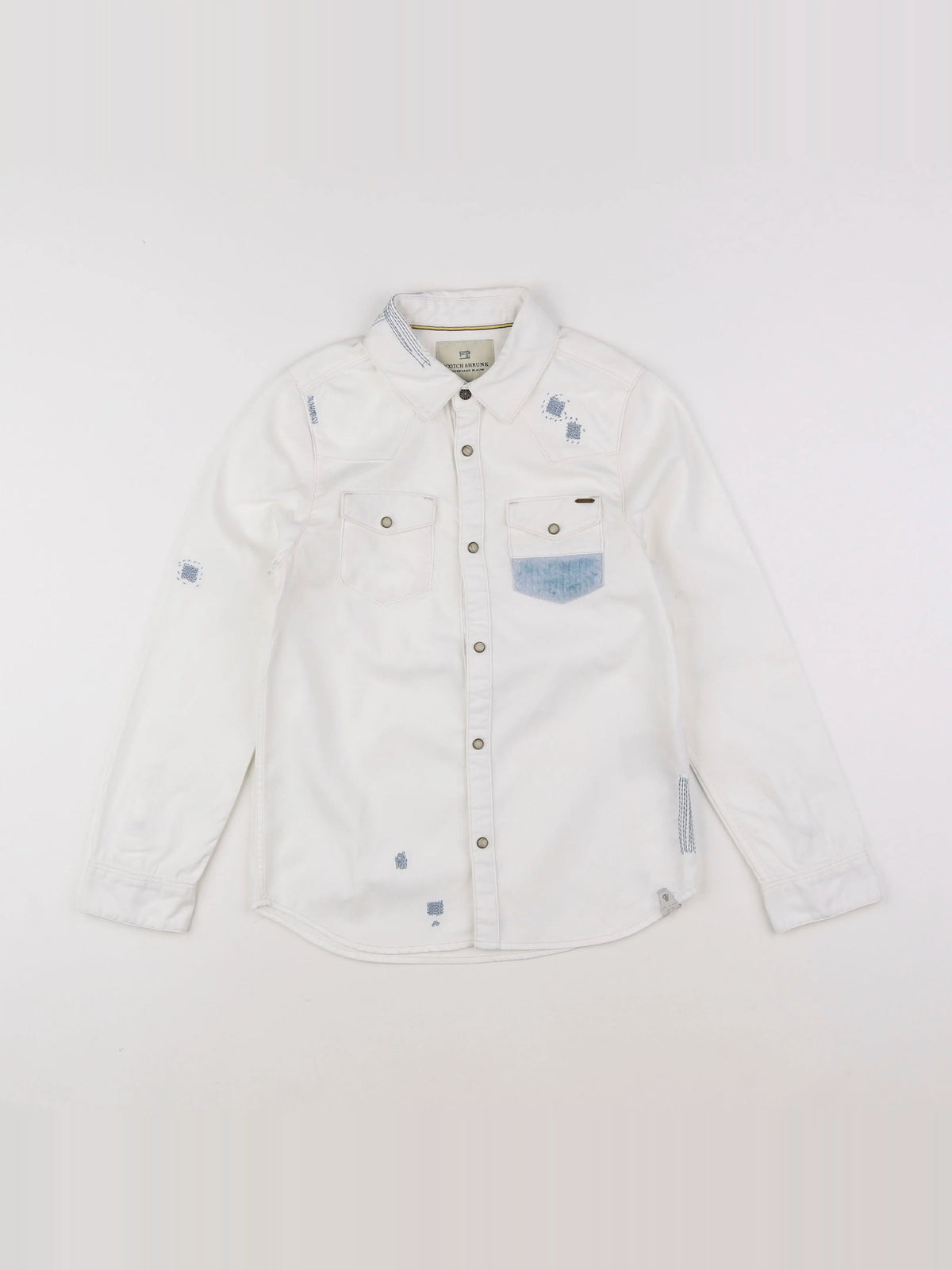 Scotch & Soda - chemise blanc - 8 ans