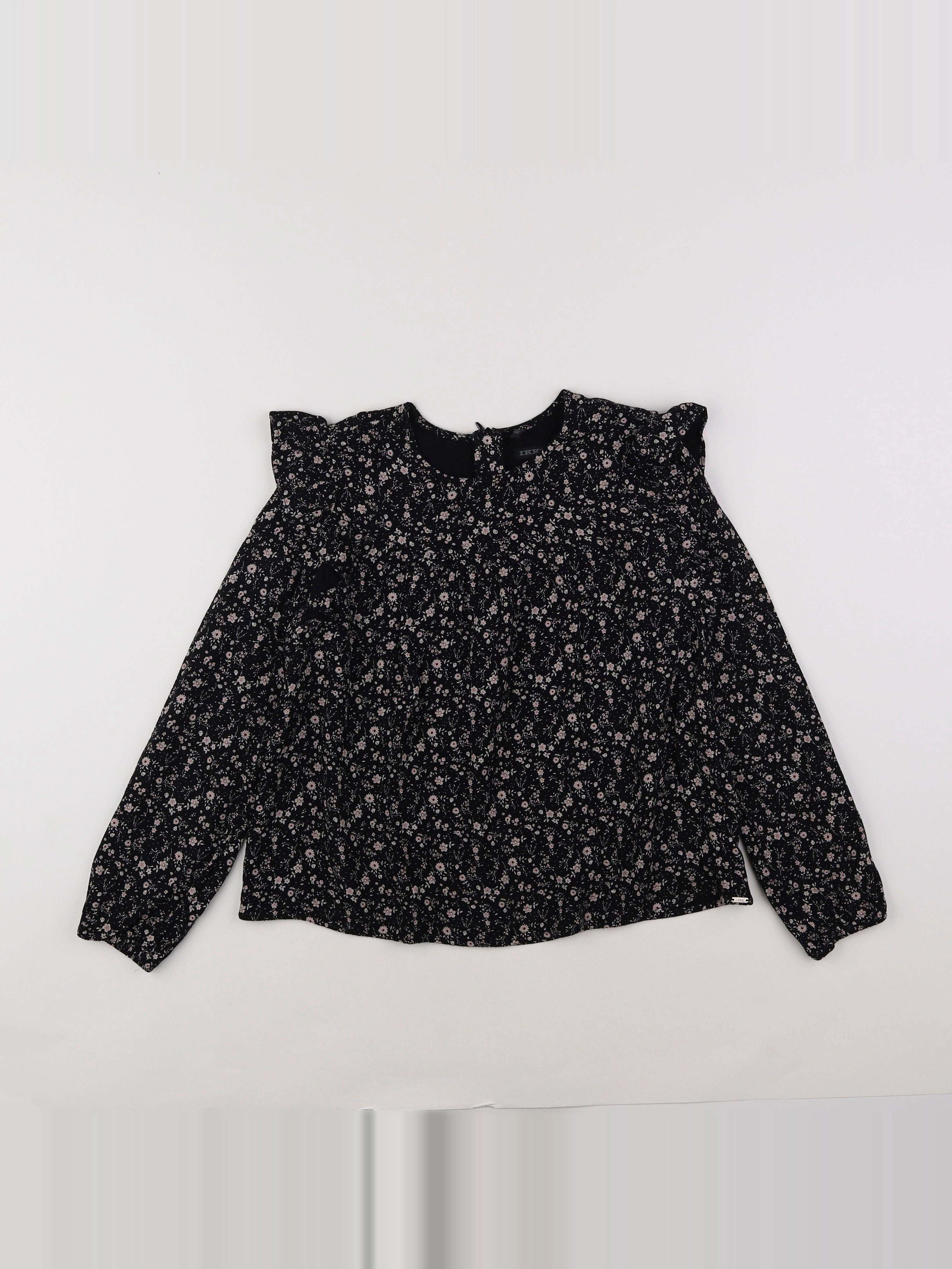 IKKS - blouse noir - 10 ans