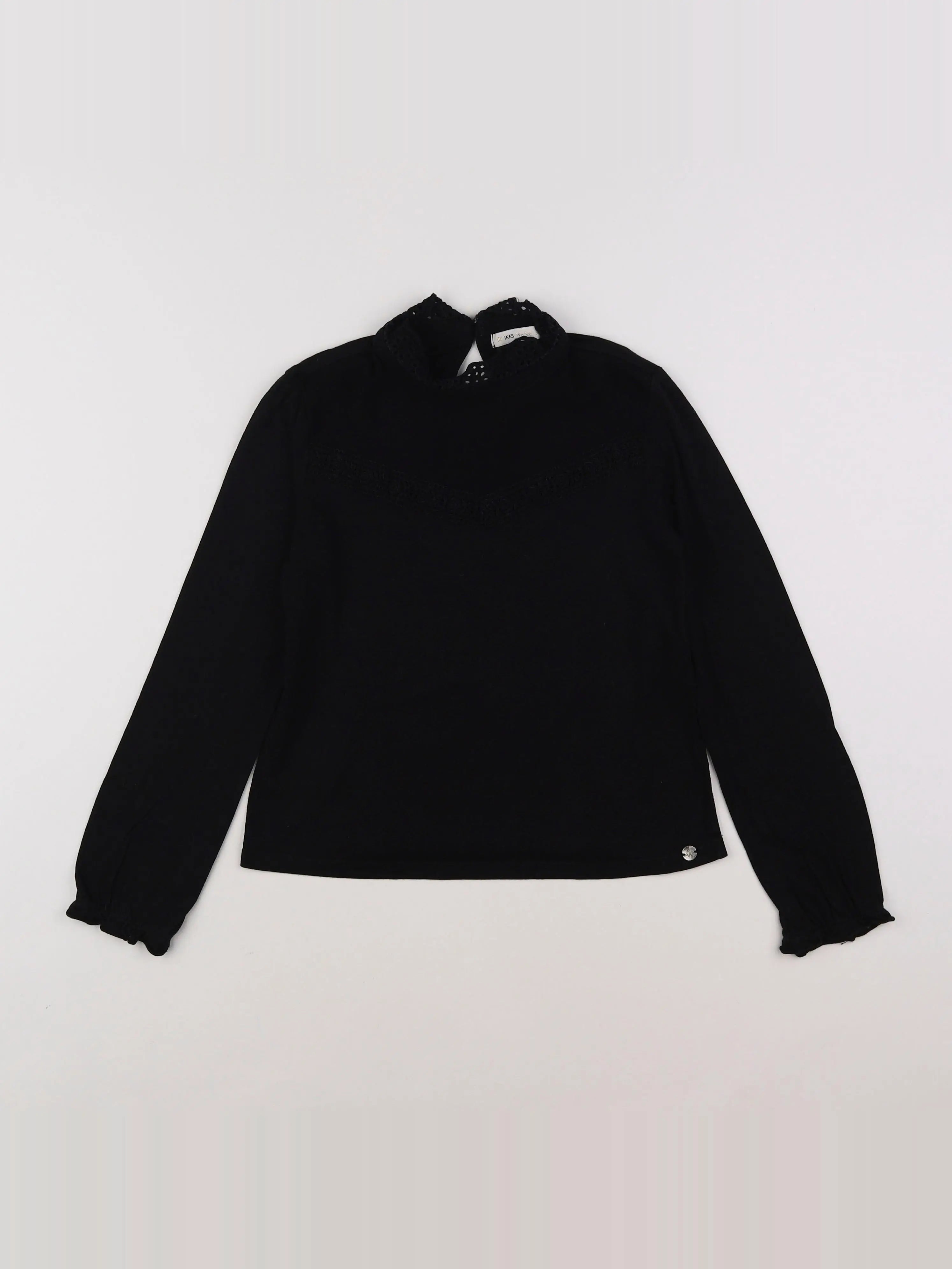 IKKS - blouse noir - 10 ans