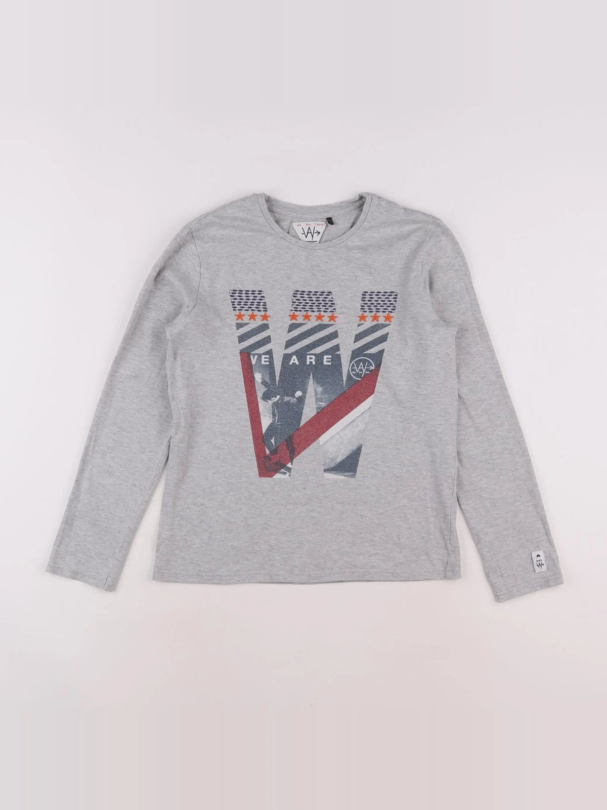 IKKS - tee-shirt gris - 10 ans