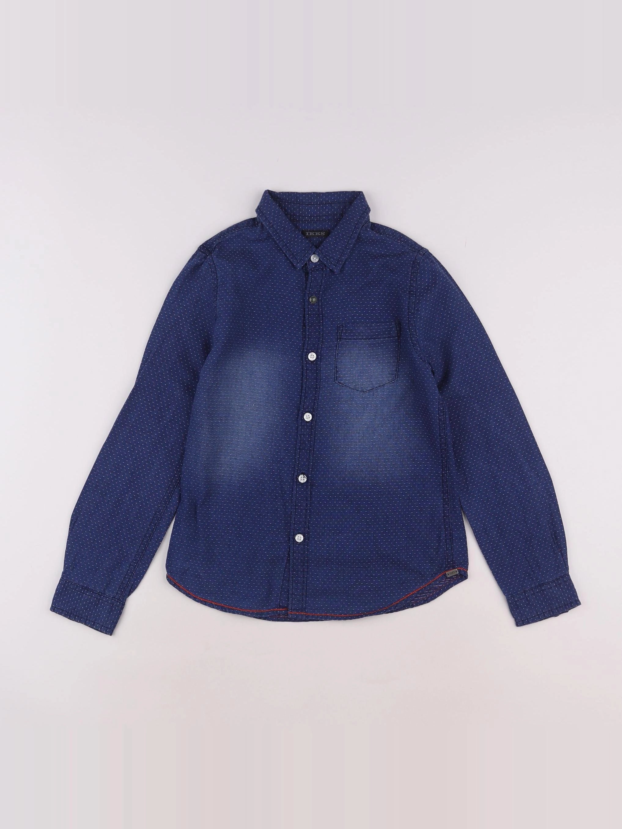 IKKS - chemise bleu - 8 ans
