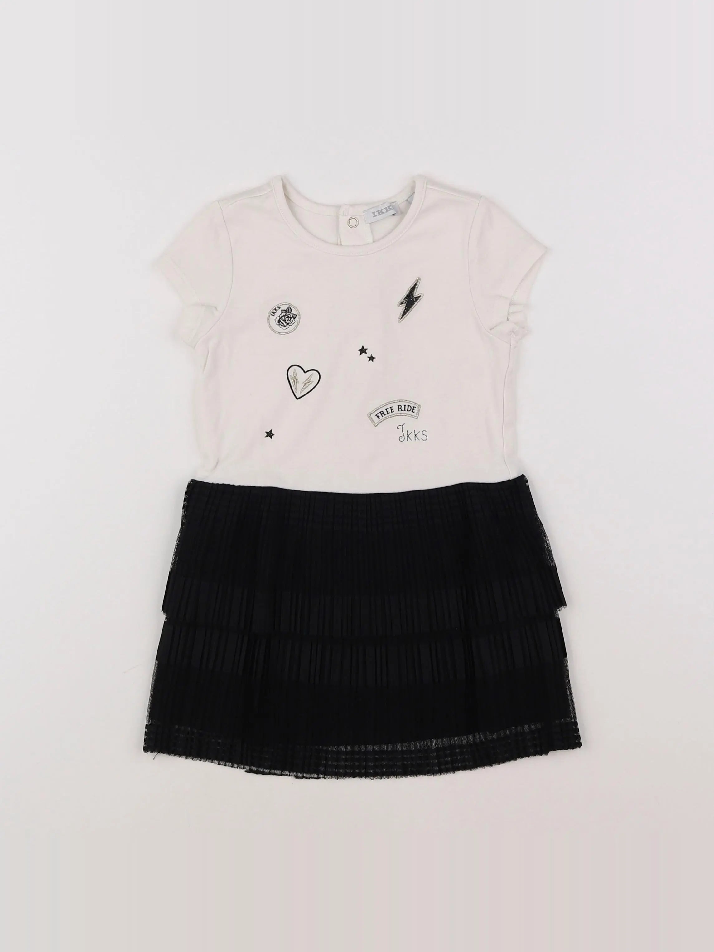 IKKS - robe noir - 18 mois