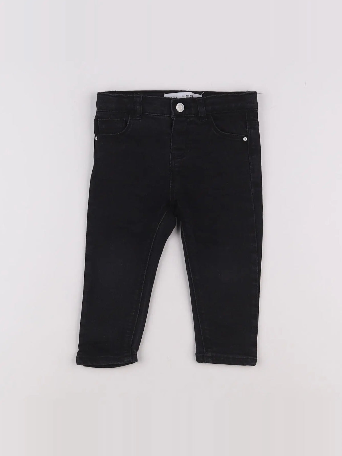 Zara - jean noir - 12/18 mois