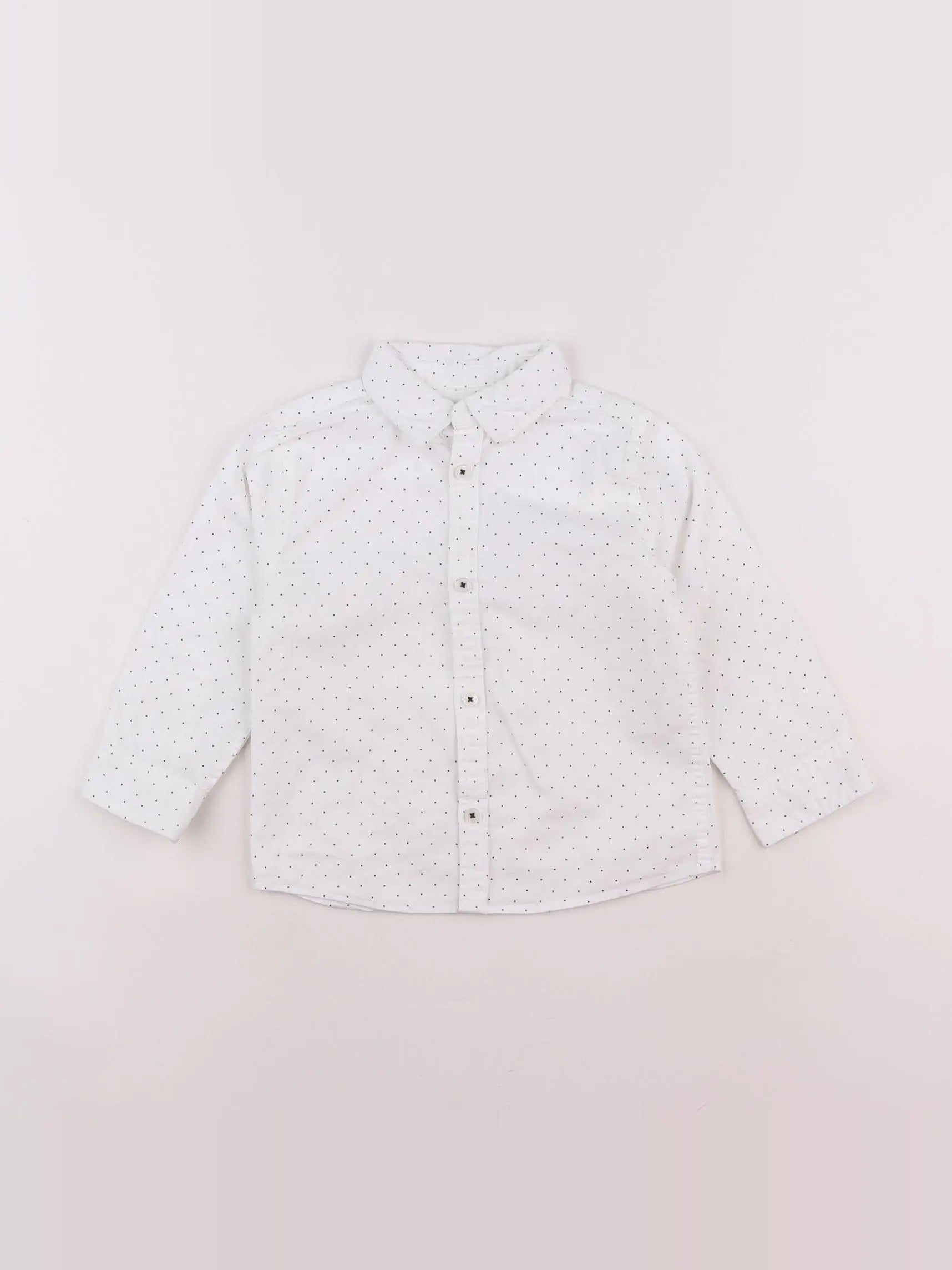 Mango - chemise blanc - 18 mois à 2 ans