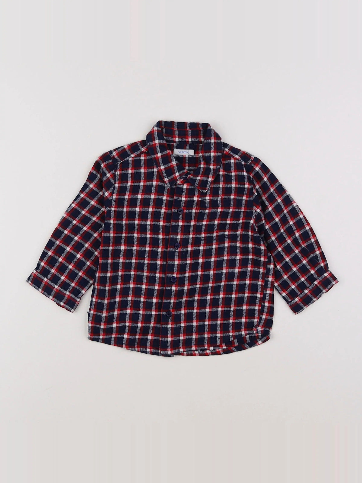 Boutchou - chemise multicolore - 12 mois