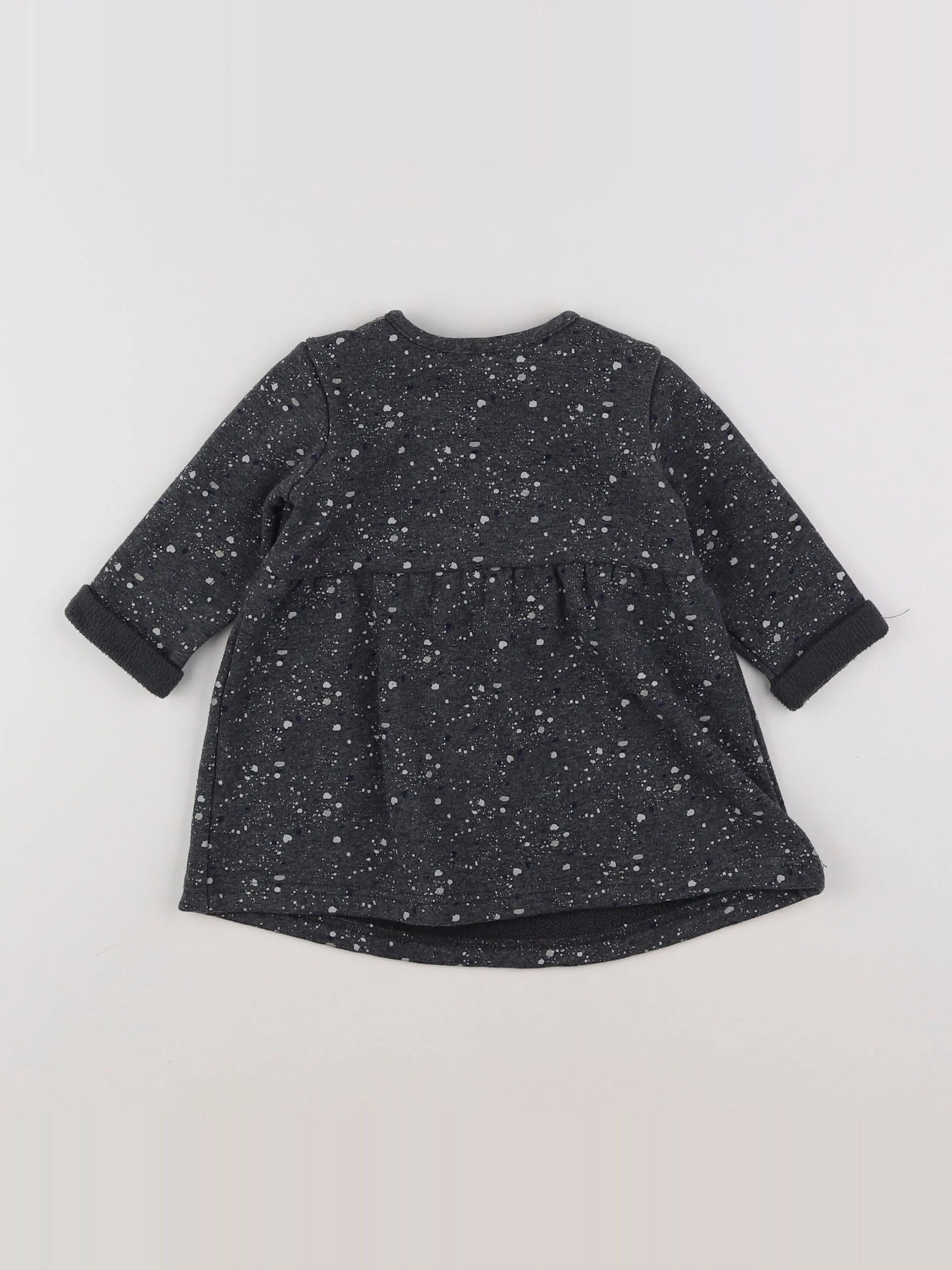 Zara - robe gris - 12/18 mois