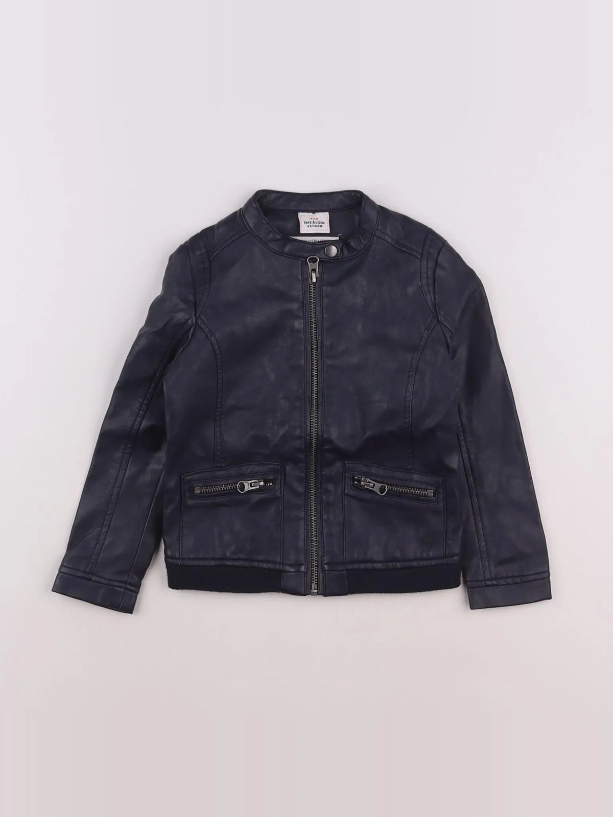 Tape à l'oeil - veste simili cuir noir - 4 ans