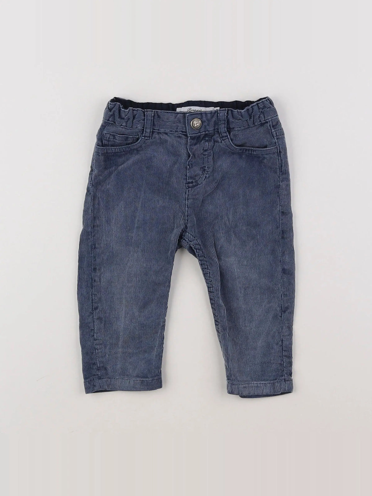 Bonpoint - pantalon bleu - 12 mois