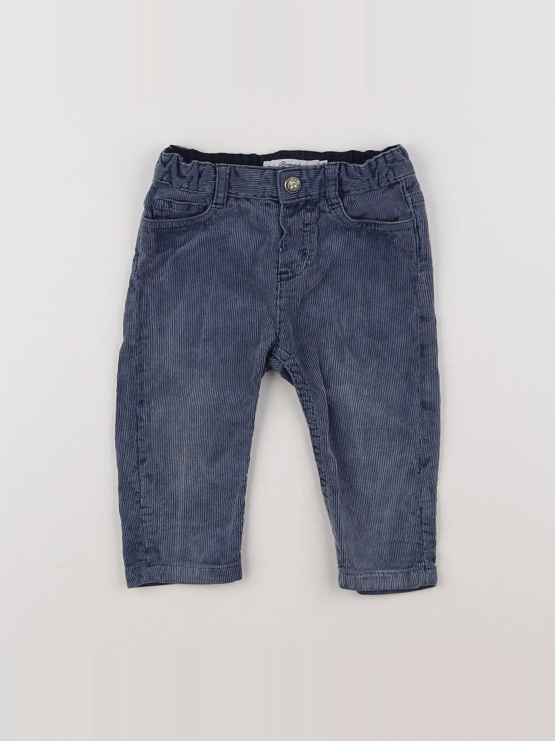 Bonpoint - pantalon bleu - 12 mois