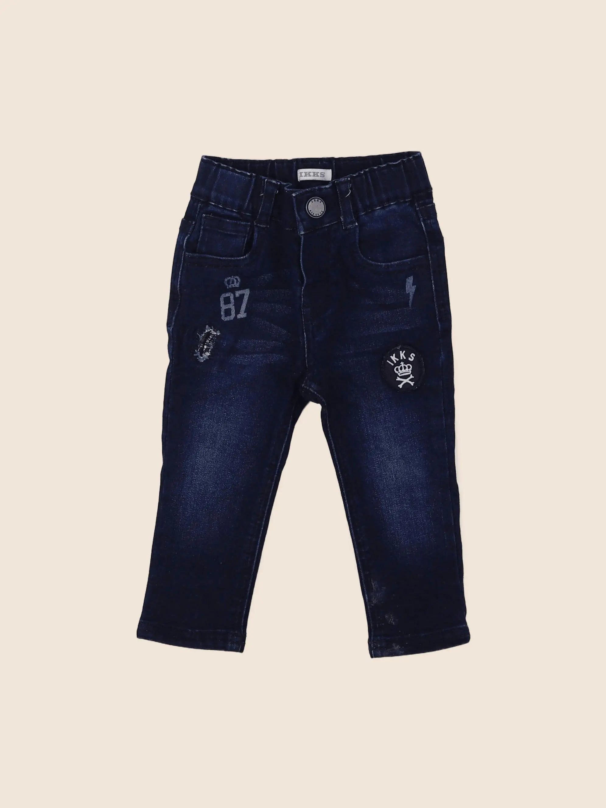 IKKS - jegging bleu - 12 mois