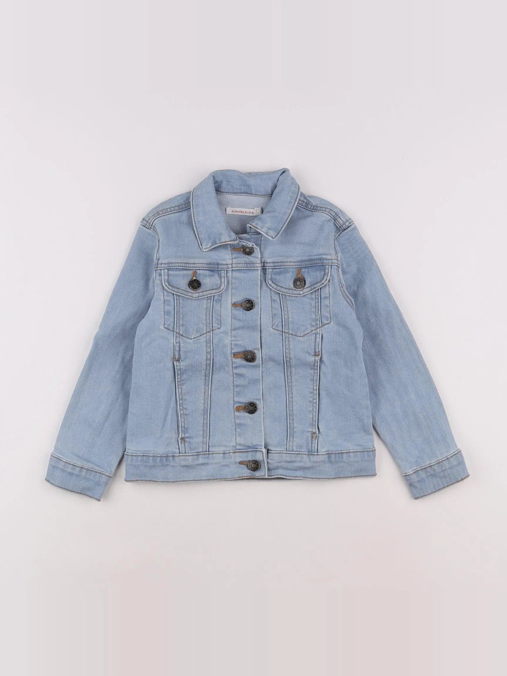 Monoprix - veste bleu - 5 ans
