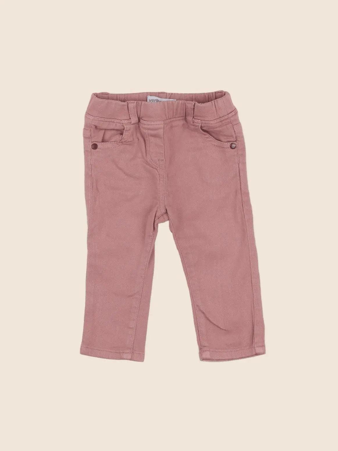 Vertbaudet - jegging rose - 6 mois