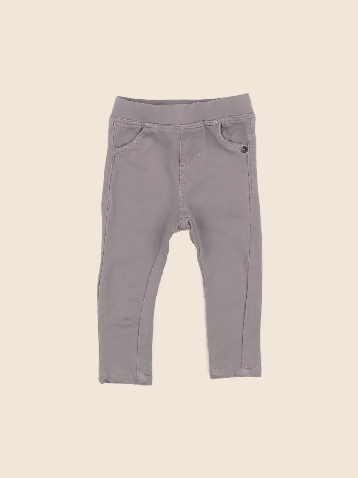Vertbaudet - jegging gris - 6 mois