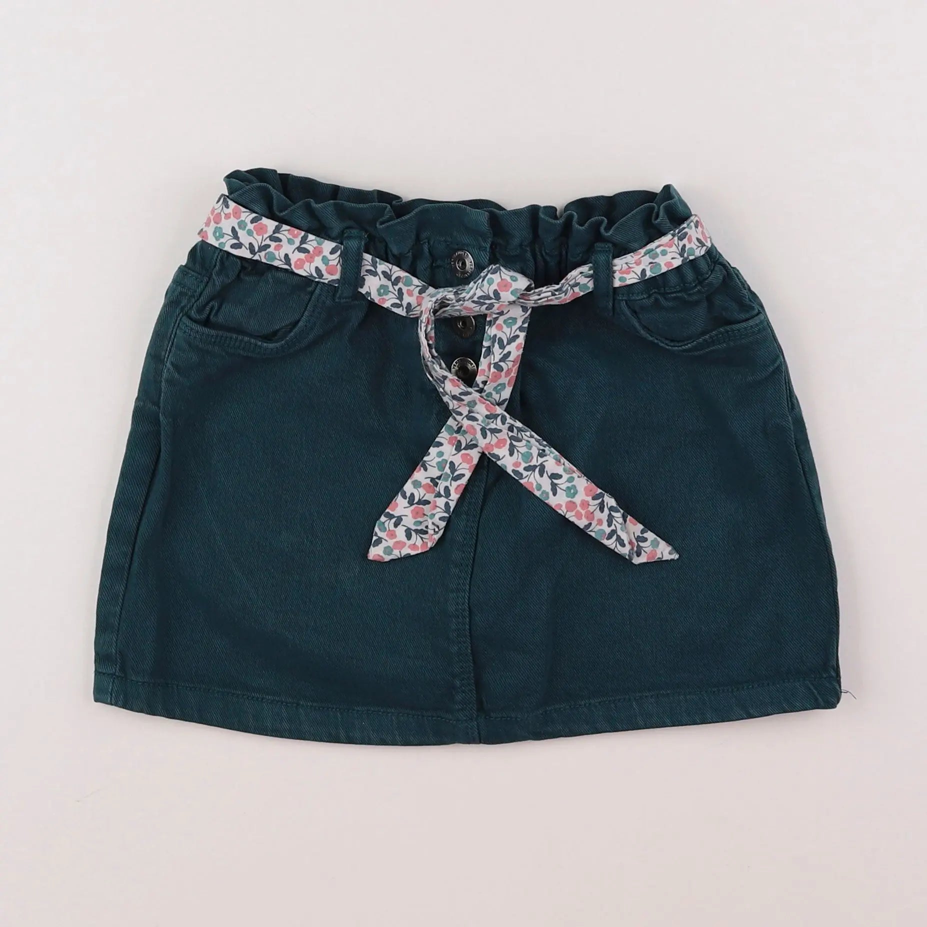 Vertbaudet - jupe vert - 6 ans