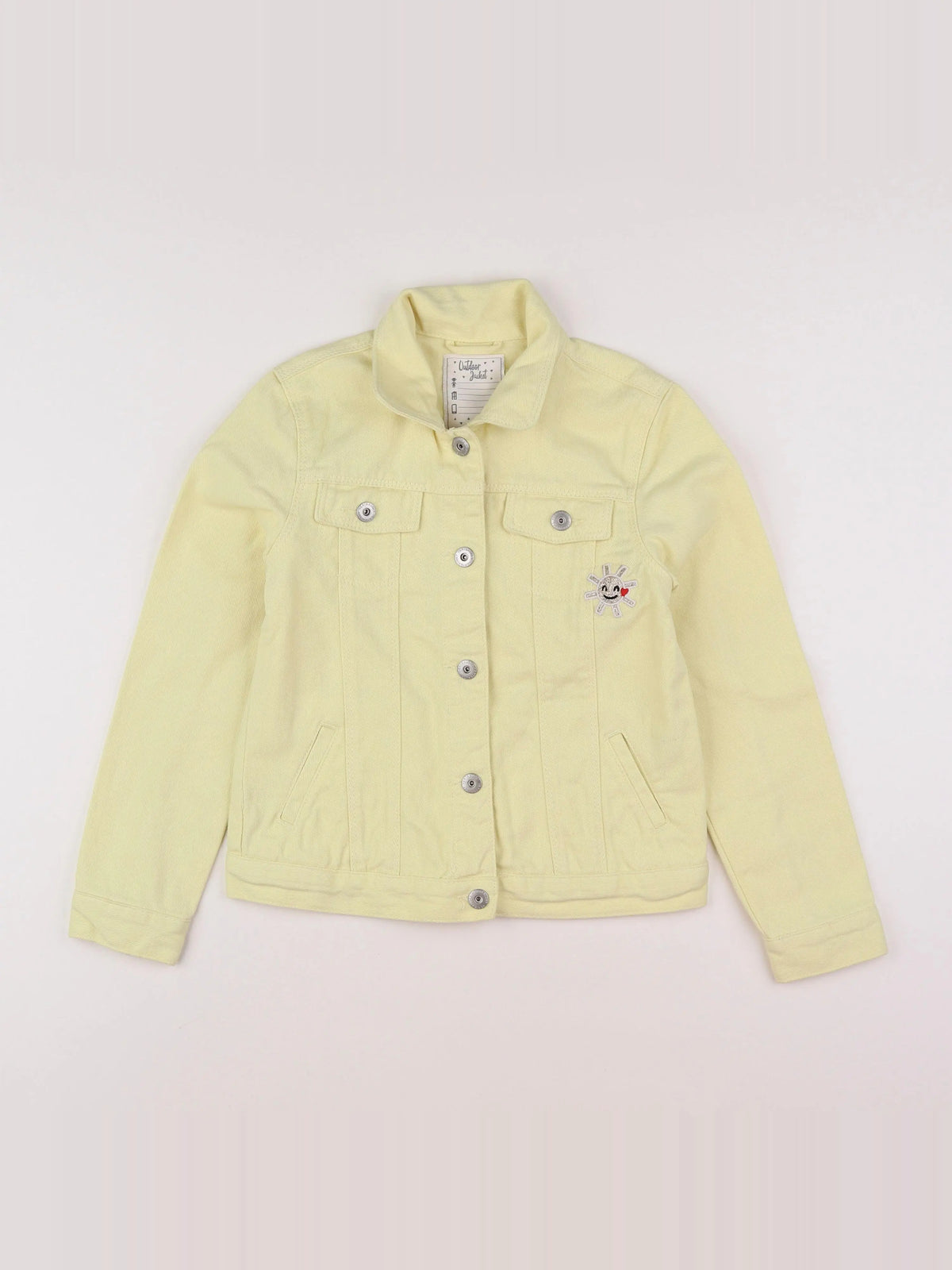 Vertbaudet - veste jaune - 9 ans