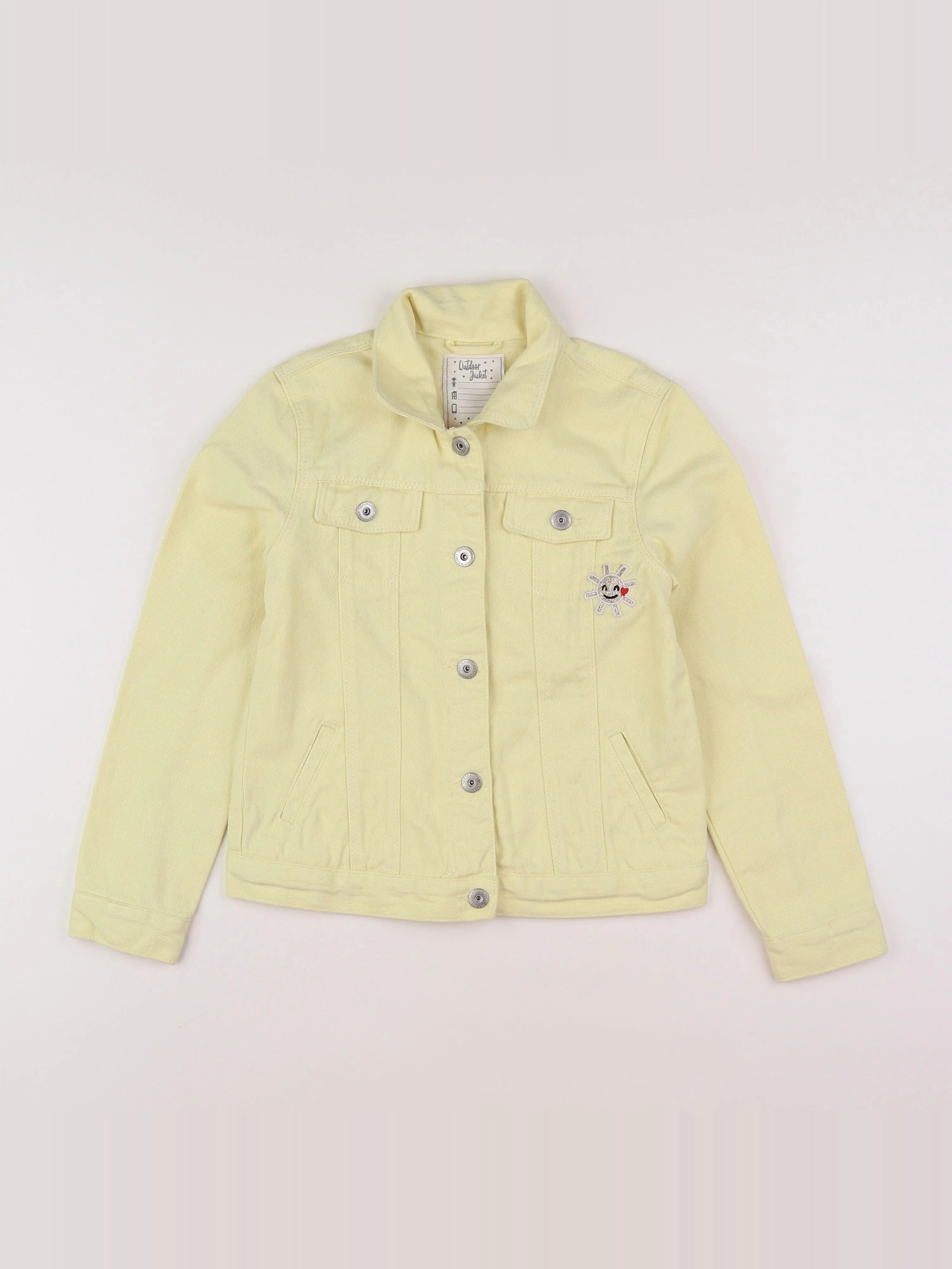 Vertbaudet - veste jaune - 9 ans