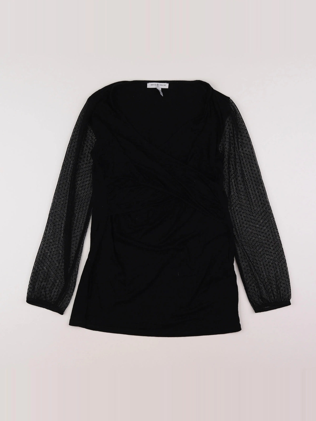 Envie de fraise - tee-shirt grossesse noir - 36 à 38