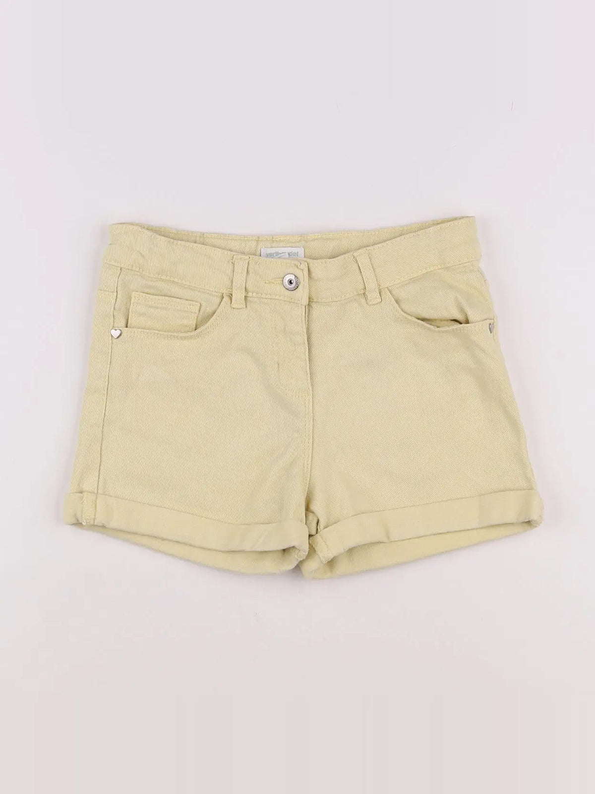 Vertbaudet - short jaune - 9 ans