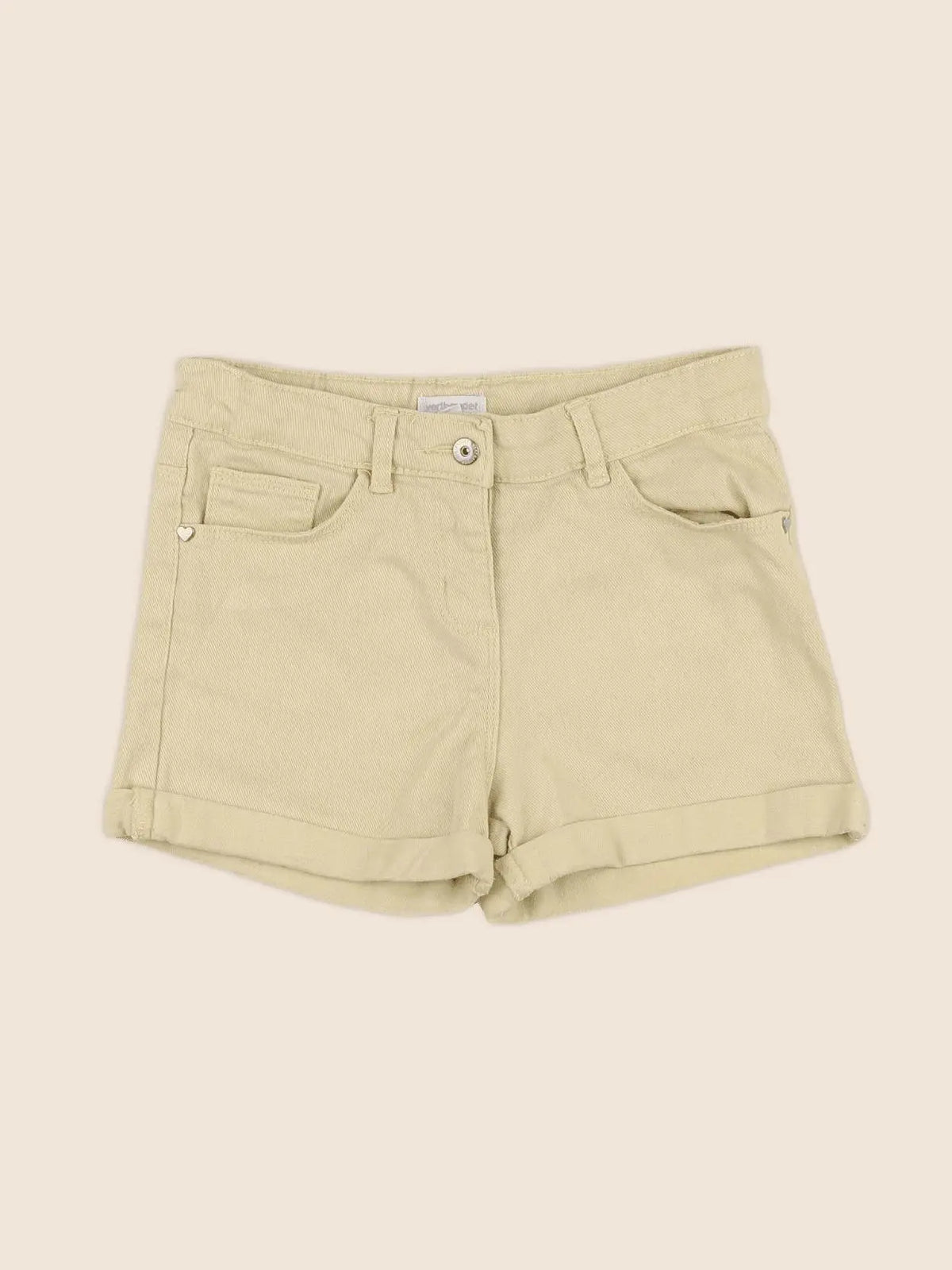 Vertbaudet - short jaune - 9 ans