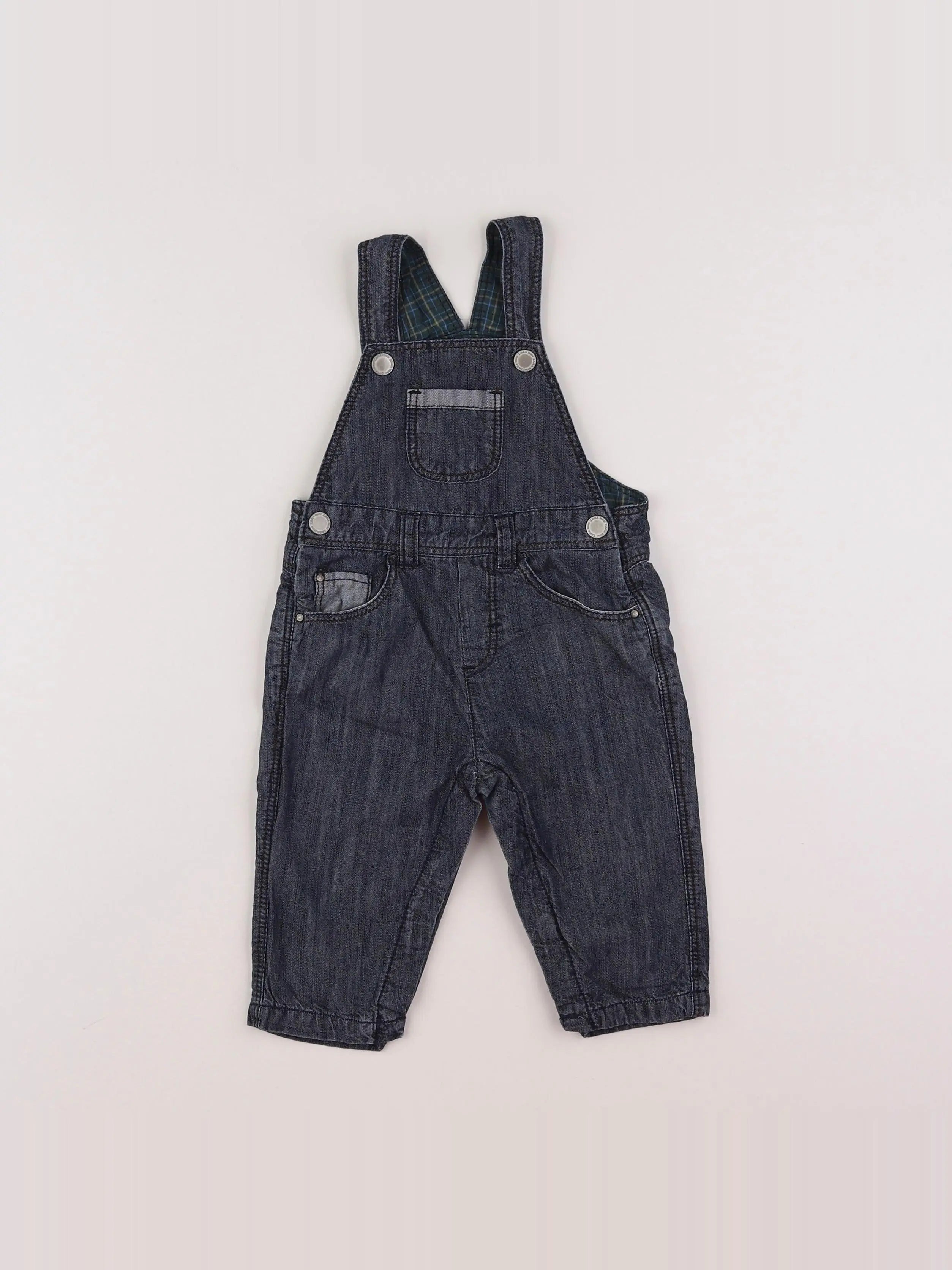Zara - salopette bleu - 3/6 mois