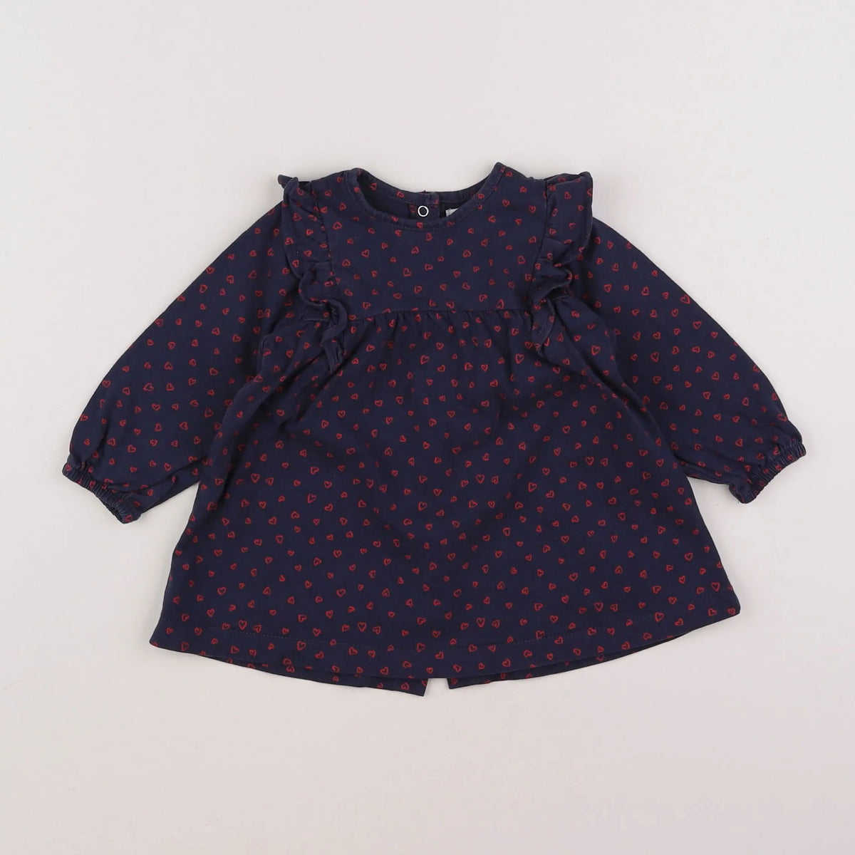 Vertbaudet - robe bleu - 9 mois