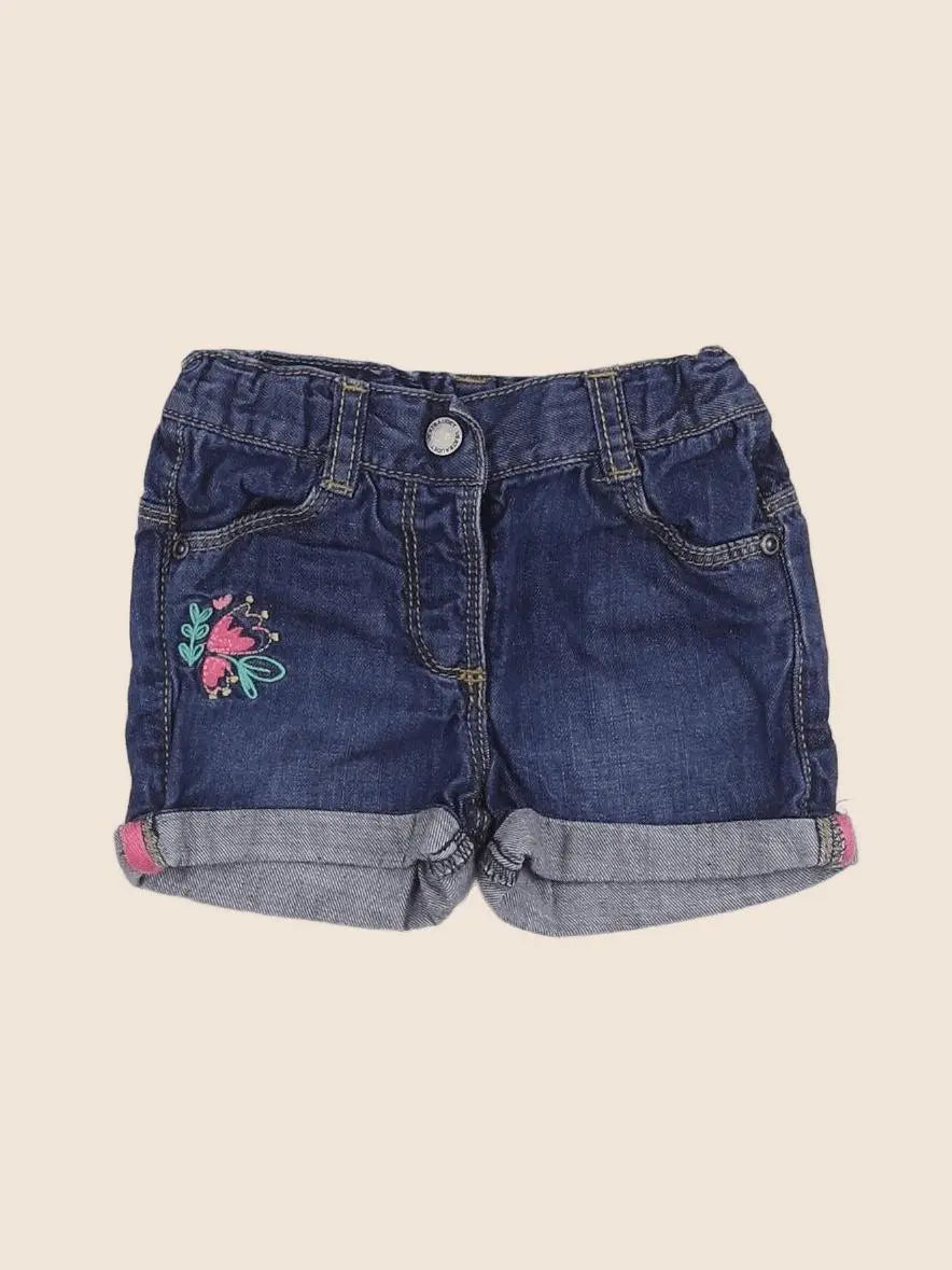 Vertbaudet - short bleu - 6 mois