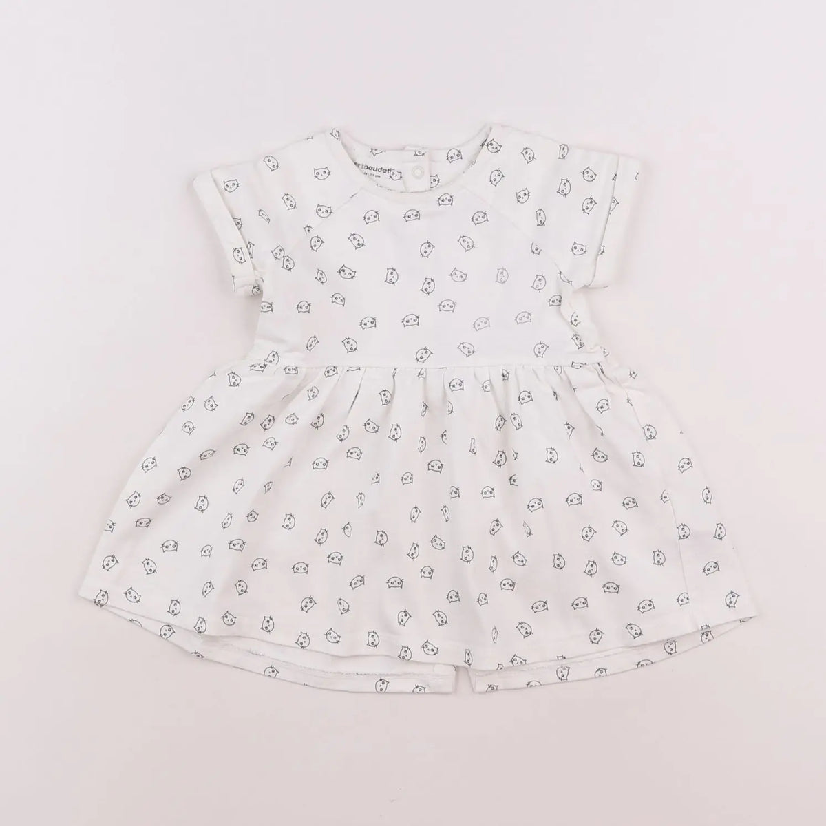 Vertbaudet - robe blanc - 9 mois